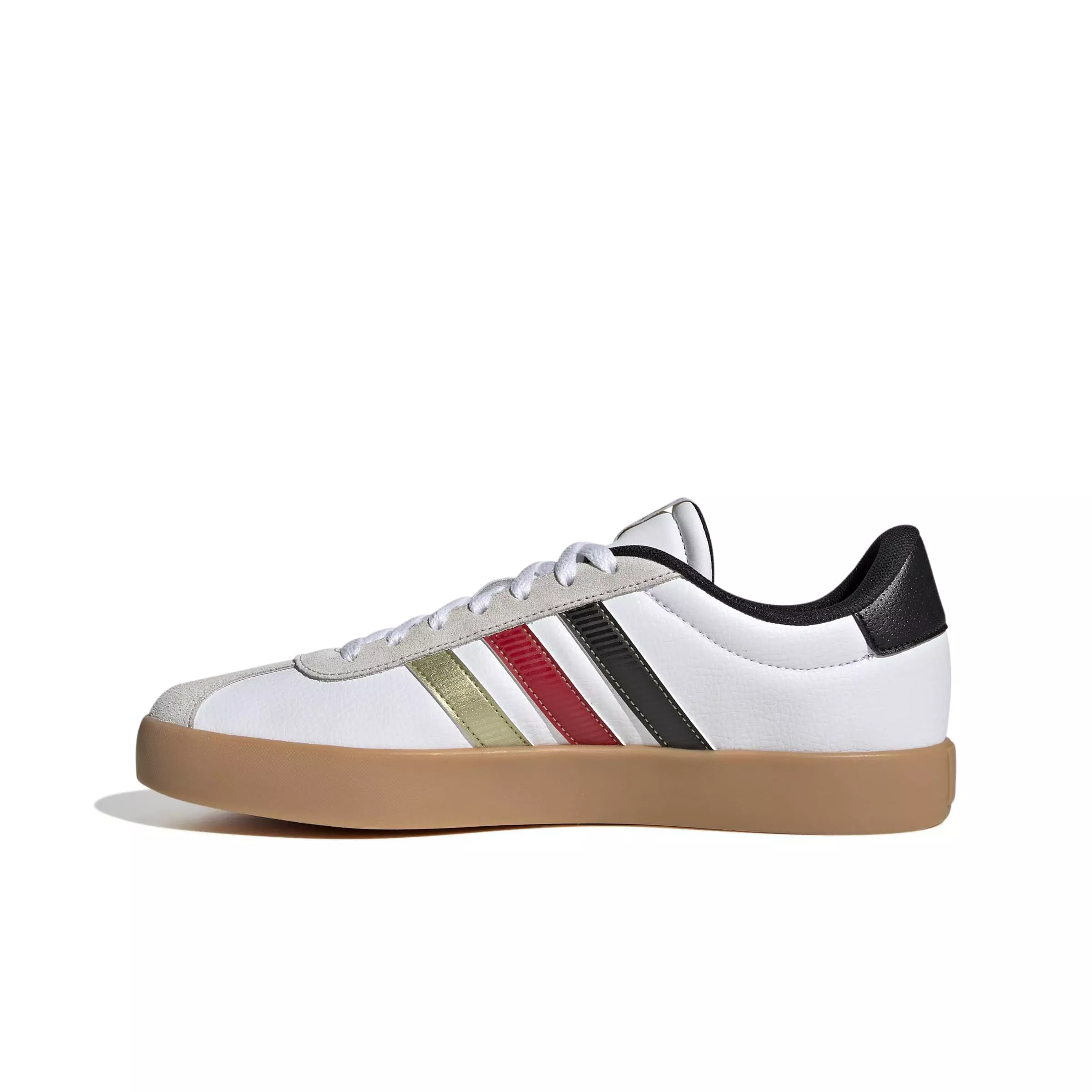 adidas VL Court 3.0 "Ftwr White/Core Black/Gold Metallic" Men's Shoe - WHITE/BLACK/GOLD