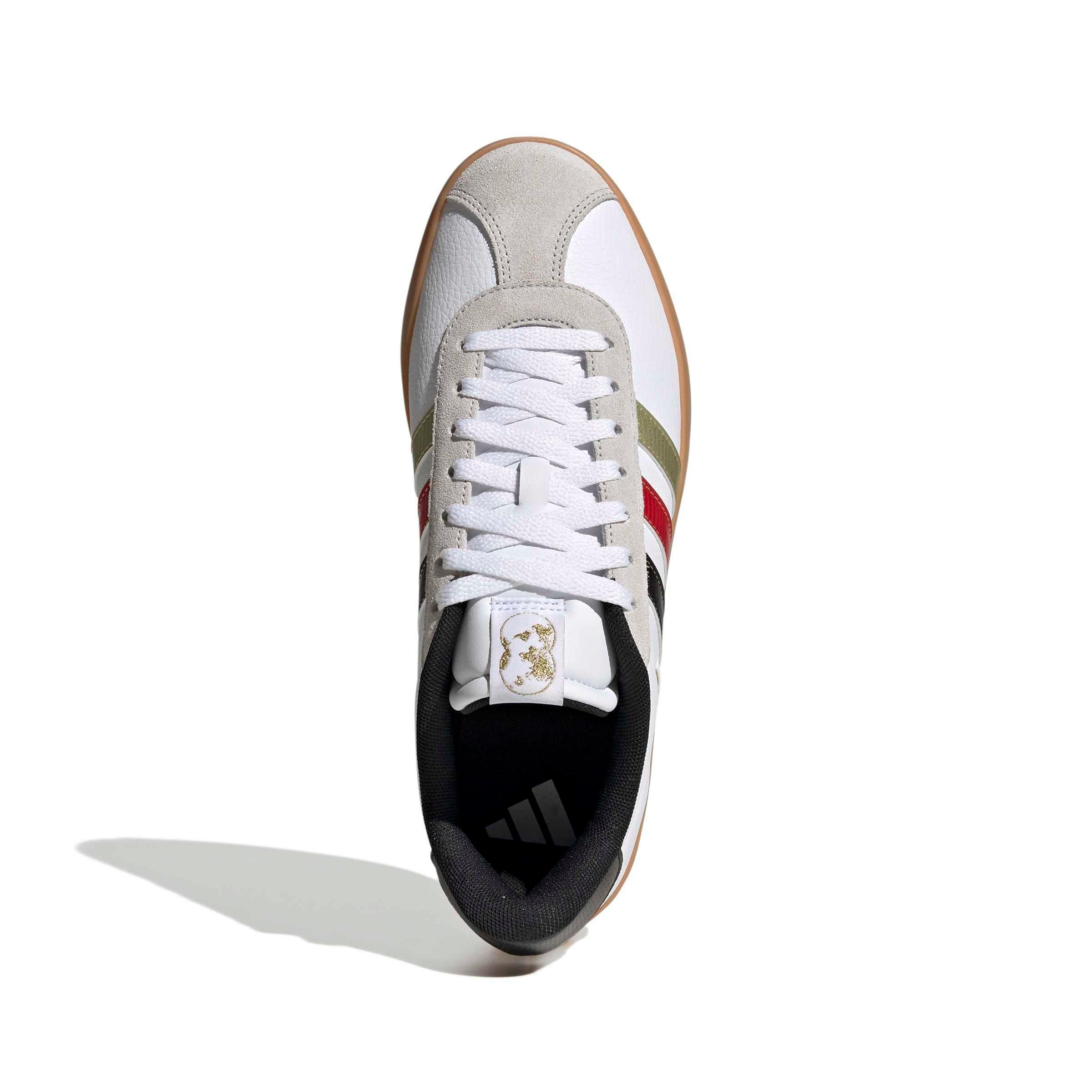 adidas VL Court 3.0 "Ftwr White/Core Black/Gold Metallic" Men's Shoe - WHITE/BLACK/GOLD Thumbnail View 5