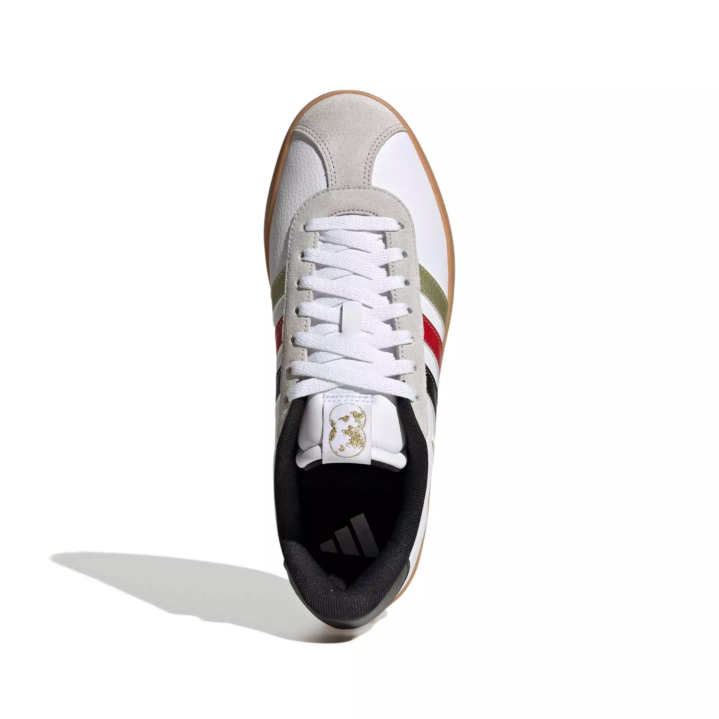 adidas VL Court 3.0 "Ftwr White/Core Black/Gold Metallic" Men's Shoe - WHITE/BLACK/GOLD