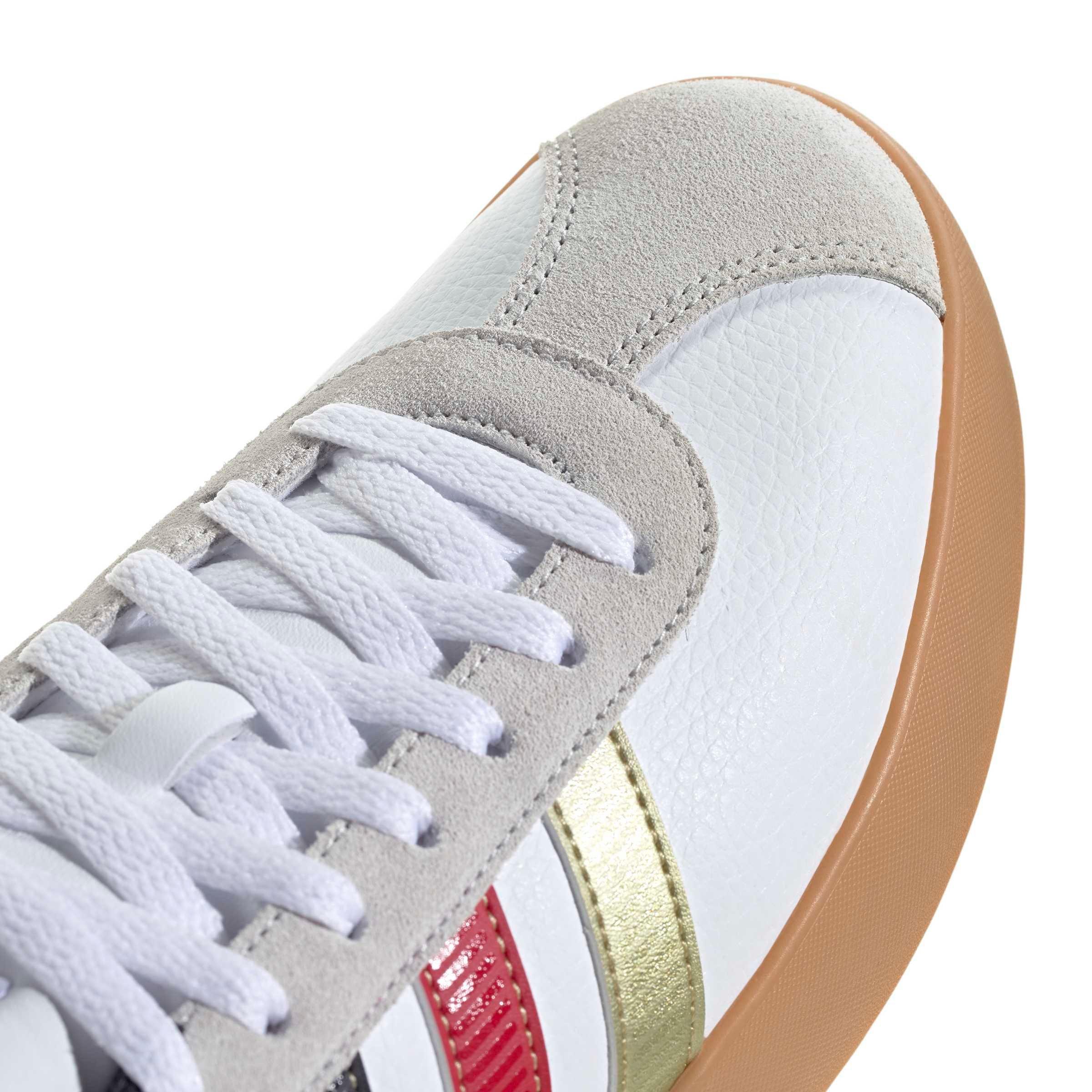 adidas VL Court 3.0 "Ftwr White/Core Black/Gold Metallic" Men's Shoe - WHITE/BLACK/GOLD Thumbnail View 7