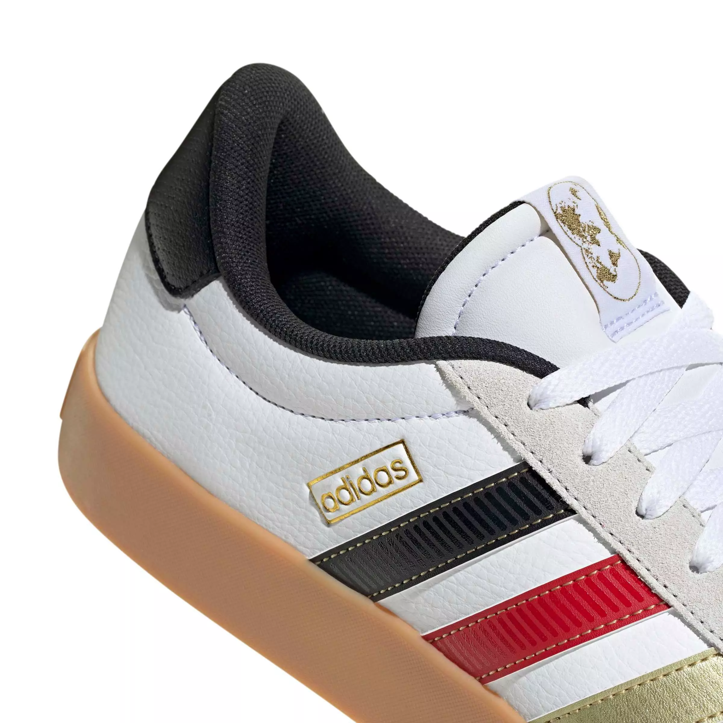 adidas VL Court 3.0 "Ftwr White/Core Black/Gold Metallic" Men's Shoe - WHITE/BLACK/GOLD