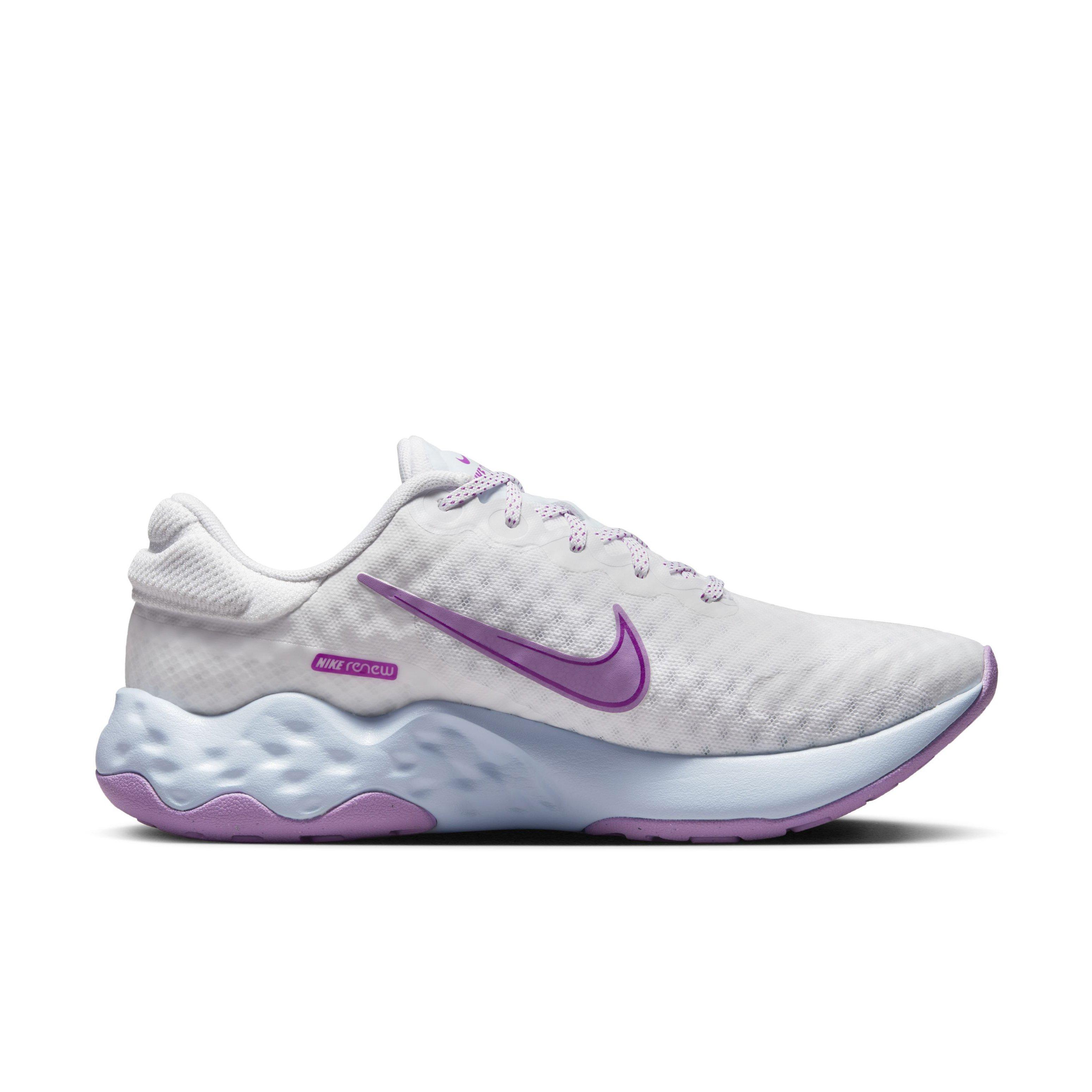 Nike Renew Ride 3 "White/Rush Fuchsia/Blue Tint" Women's Running Shoe - WHITE/FUCHSIA/BLUE Thumbnail View 1