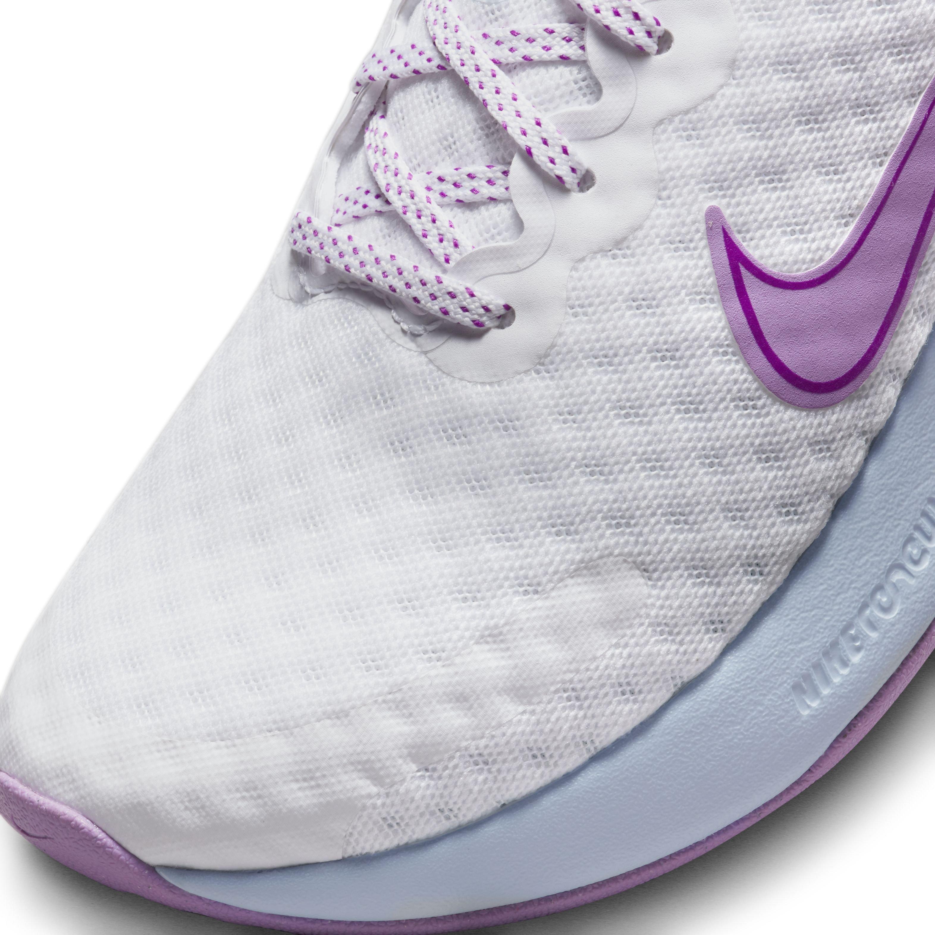 Nike Renew Ride 3 "White/Rush Fuchsia/Blue Tint" Women's Running Shoe - WHITE/FUCHSIA/BLUE Thumbnail View 7