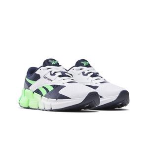 Reebok Zig Dynamica 5 "White/Navy/Green" Grade School Boys' Running Shoe