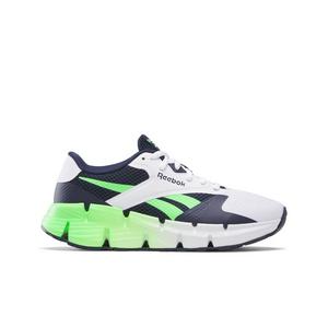 Reebok Zig Dynamica 5 "White/Navy/Green" Grade School Boys' Running Shoe