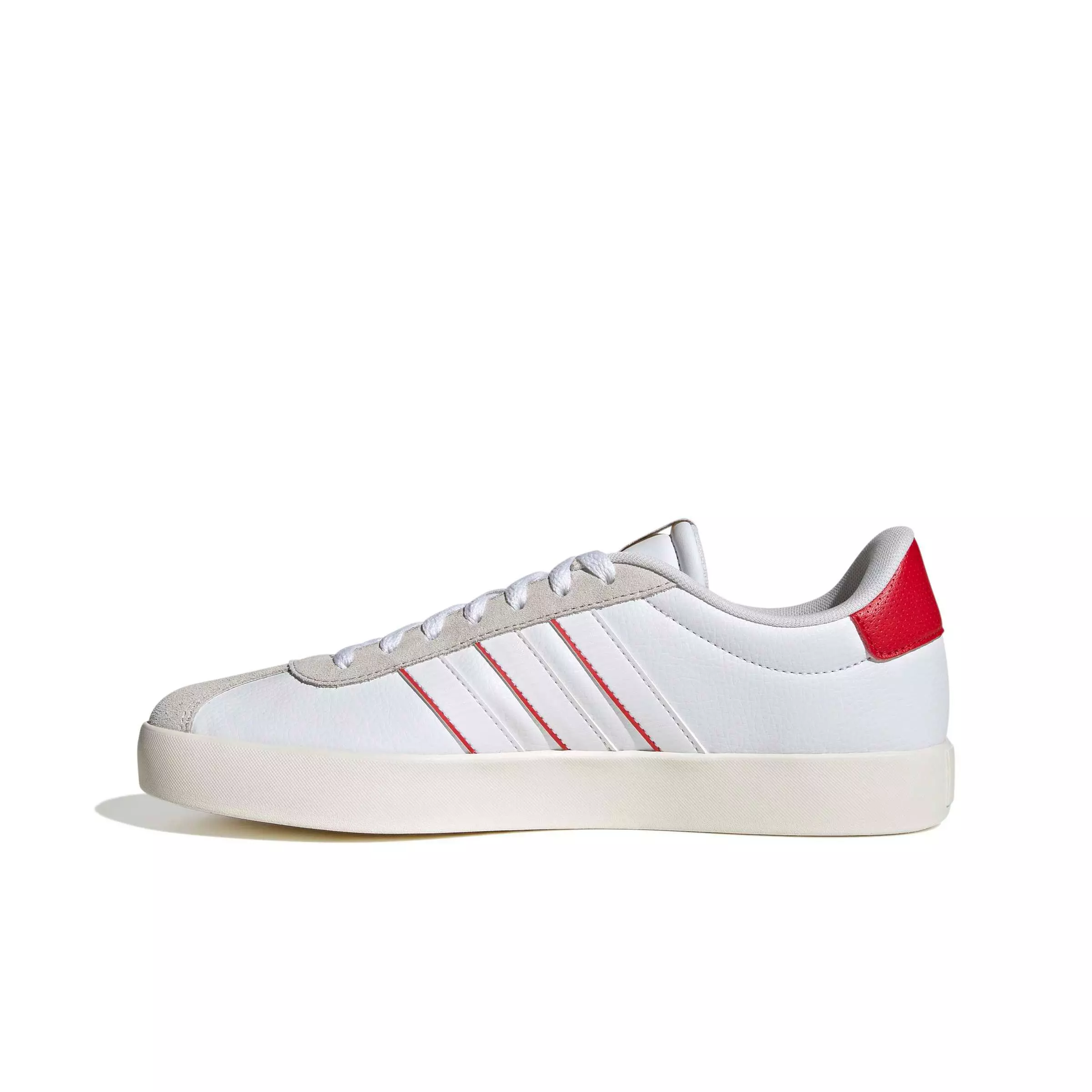 adidas VL Court 3.0 "Ftwr White/Collegiate Red/Off White" Men's Shoe - WHITE/RED/OFF WHITE