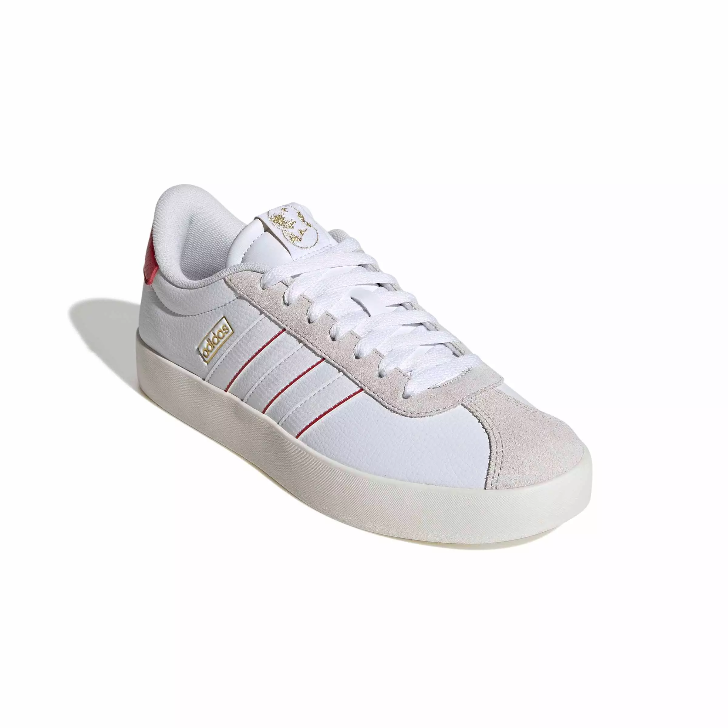 adidas VL Court 3.0 "Ftwr White/Collegiate Red/Off White" Men's Shoe - WHITE/RED/OFF WHITE
