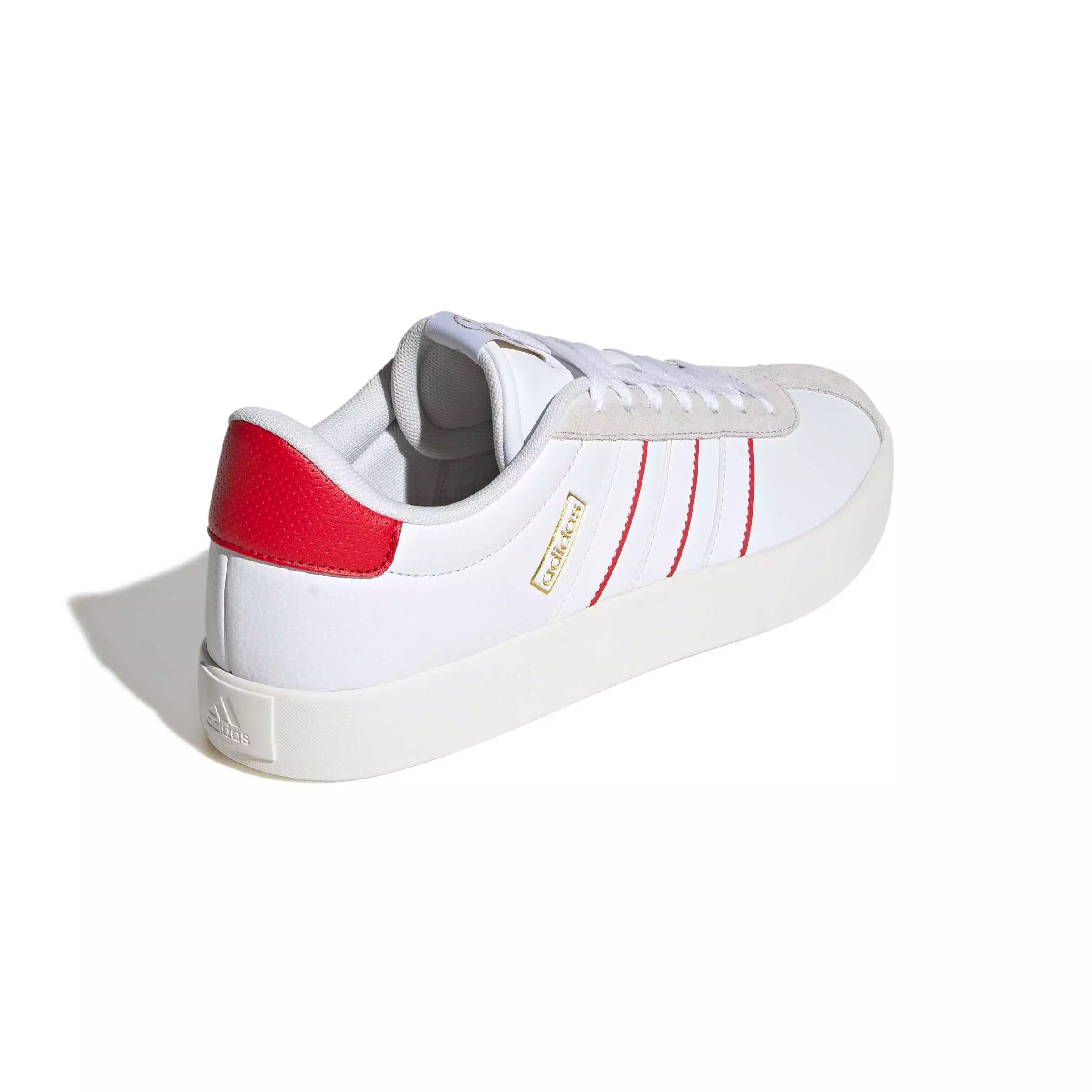 adidas VL Court 3.0 "Ftwr White/Collegiate Red/Off White" Men's Shoe - WHITE/RED/OFF WHITE