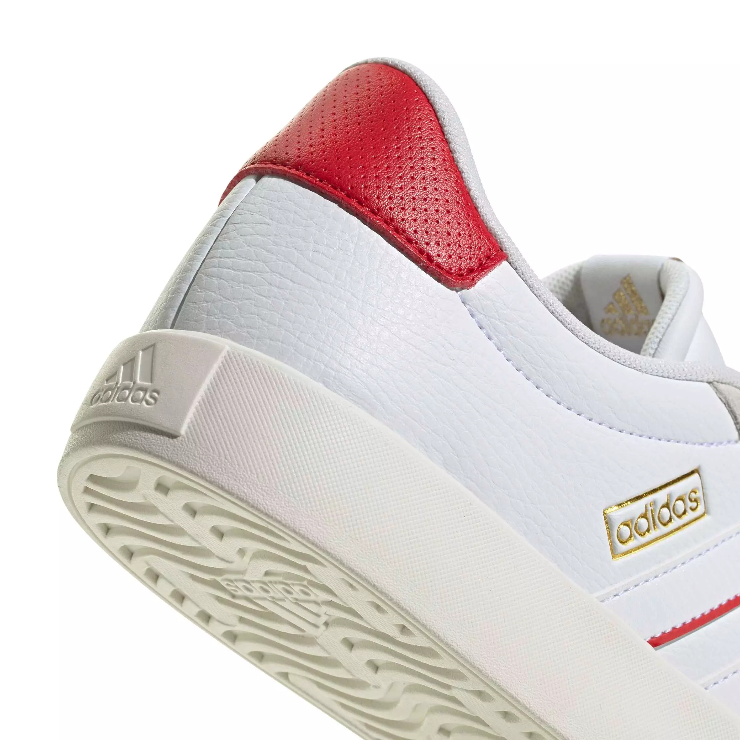 adidas VL Court 3.0 "Ftwr White/Collegiate Red/Off White" Men's Shoe - WHITE/RED/OFF WHITE