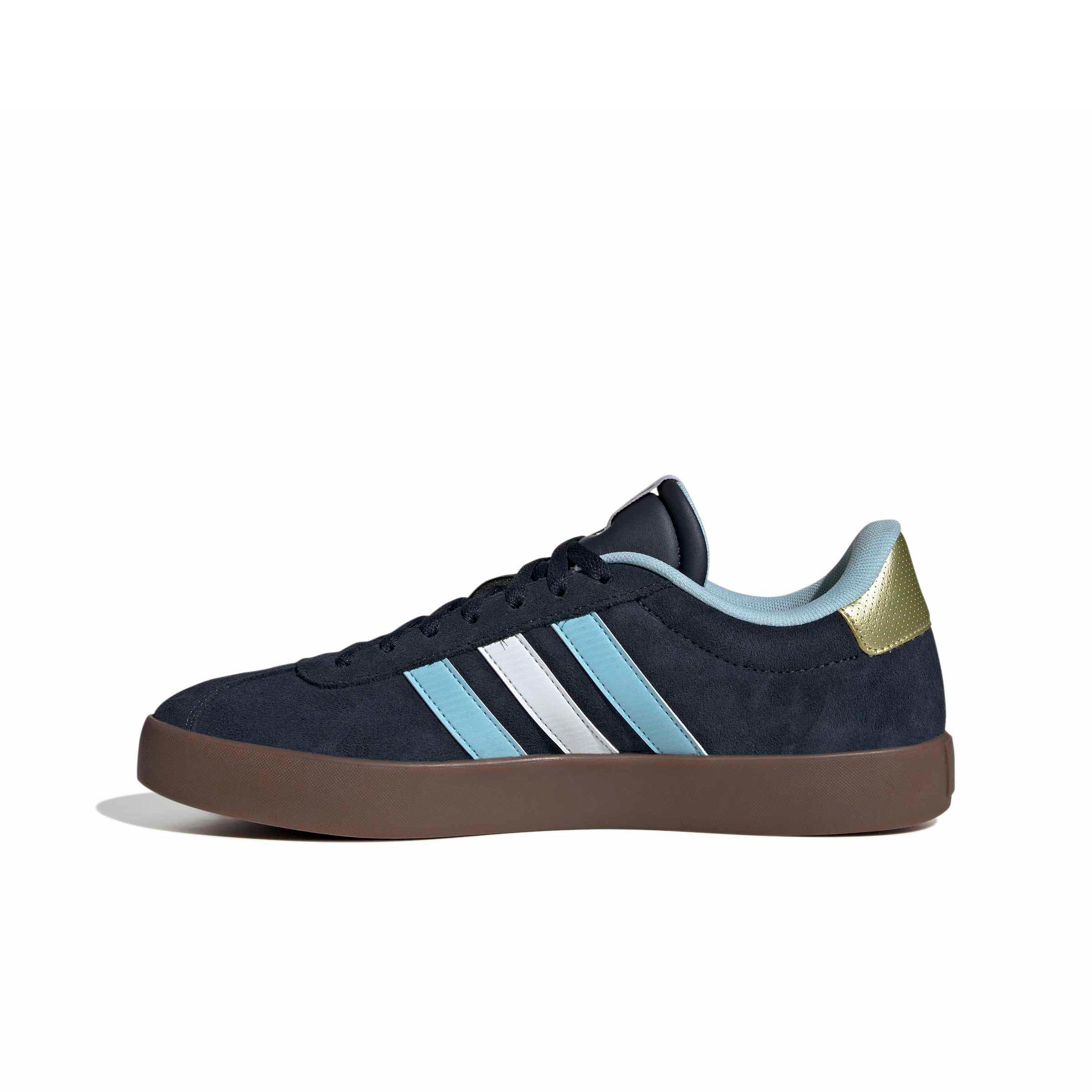 adidas VL Court 3.0 "Night Navy/Icey Blue/Ftwr White" Men's Shoe - NAVY/BLUE/WHITE Thumbnail View 2