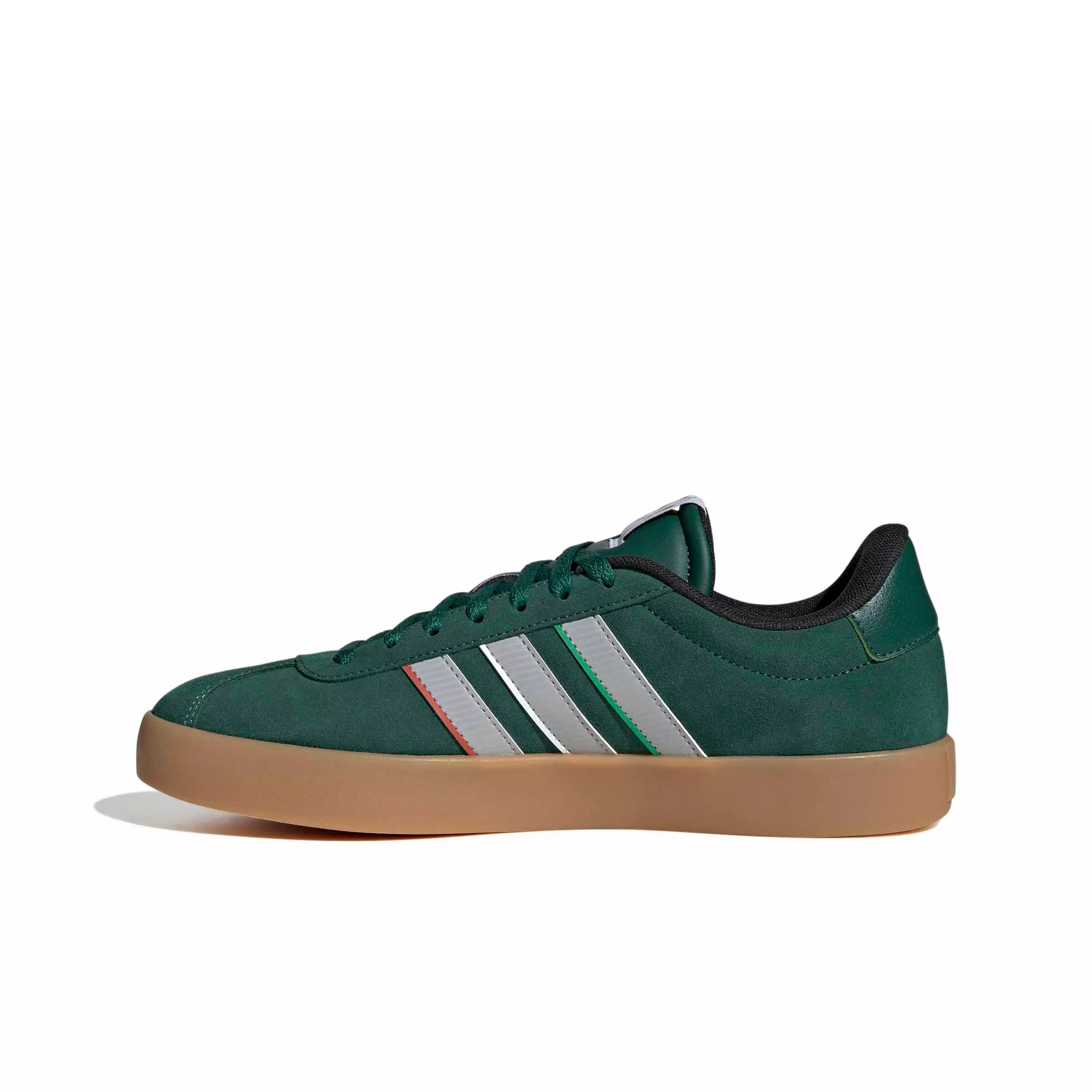 adidas VL Court 3.0 "Team Dark Green/Grey Two/Ftwr White" Men's Shoe - DK GREEN/GREY/WHITE