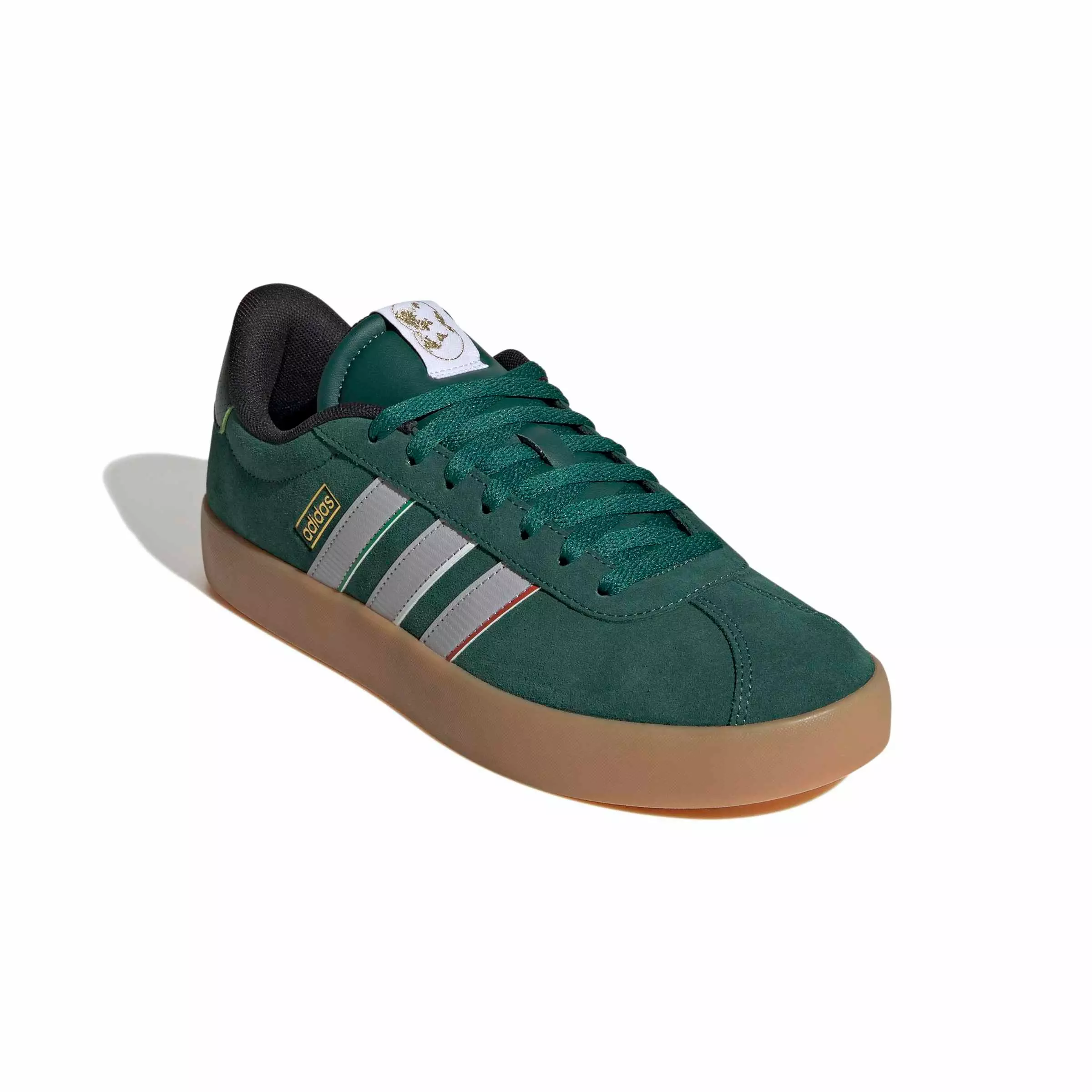 adidas VL Court 3.0 "Team Dark Green/Grey Two/Ftwr White" Men's Shoe - DK GREEN/GREY/WHITE