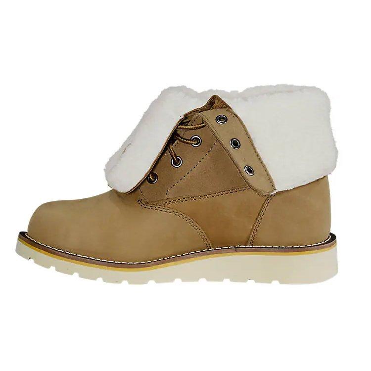 Carhartt 8" Waterproof Insulated Wedge Fold Down "Hickory" Women's Winter Boot - HICKORY Thumbnail View 2