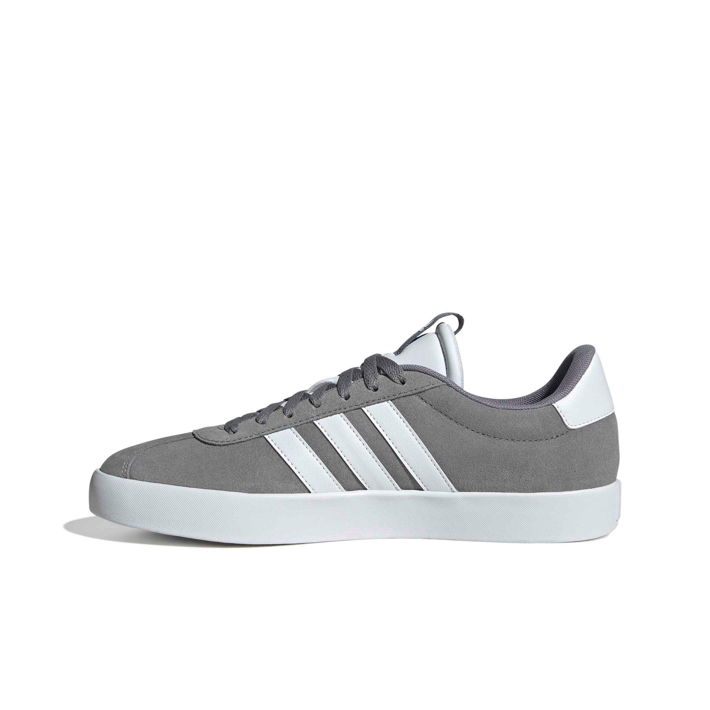 adidas VL Court 3.0 "Grey Three/Ftwr White/Ftwr White" Men's Shoe - GREY/WHITE/WHITE Thumbnail View 2
