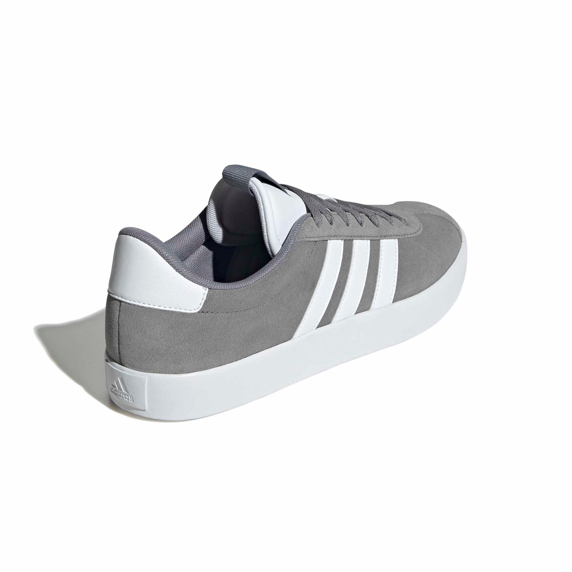 adidas VL Court 3.0 "Grey Three/Ftwr White/Ftwr White" Men's Shoe - GREY/WHITE/WHITE Thumbnail View 4