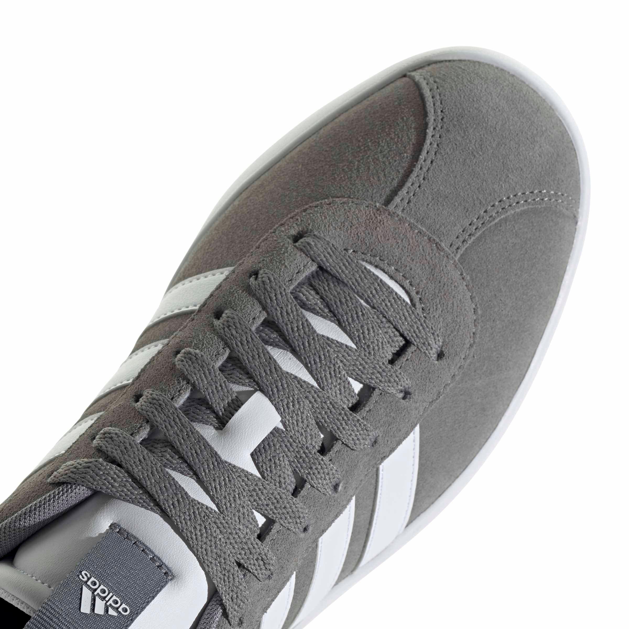 adidas VL Court 3.0 "Grey Three/Ftwr White/Ftwr White" Men's Shoe - GREY/WHITE/WHITE Thumbnail View 8