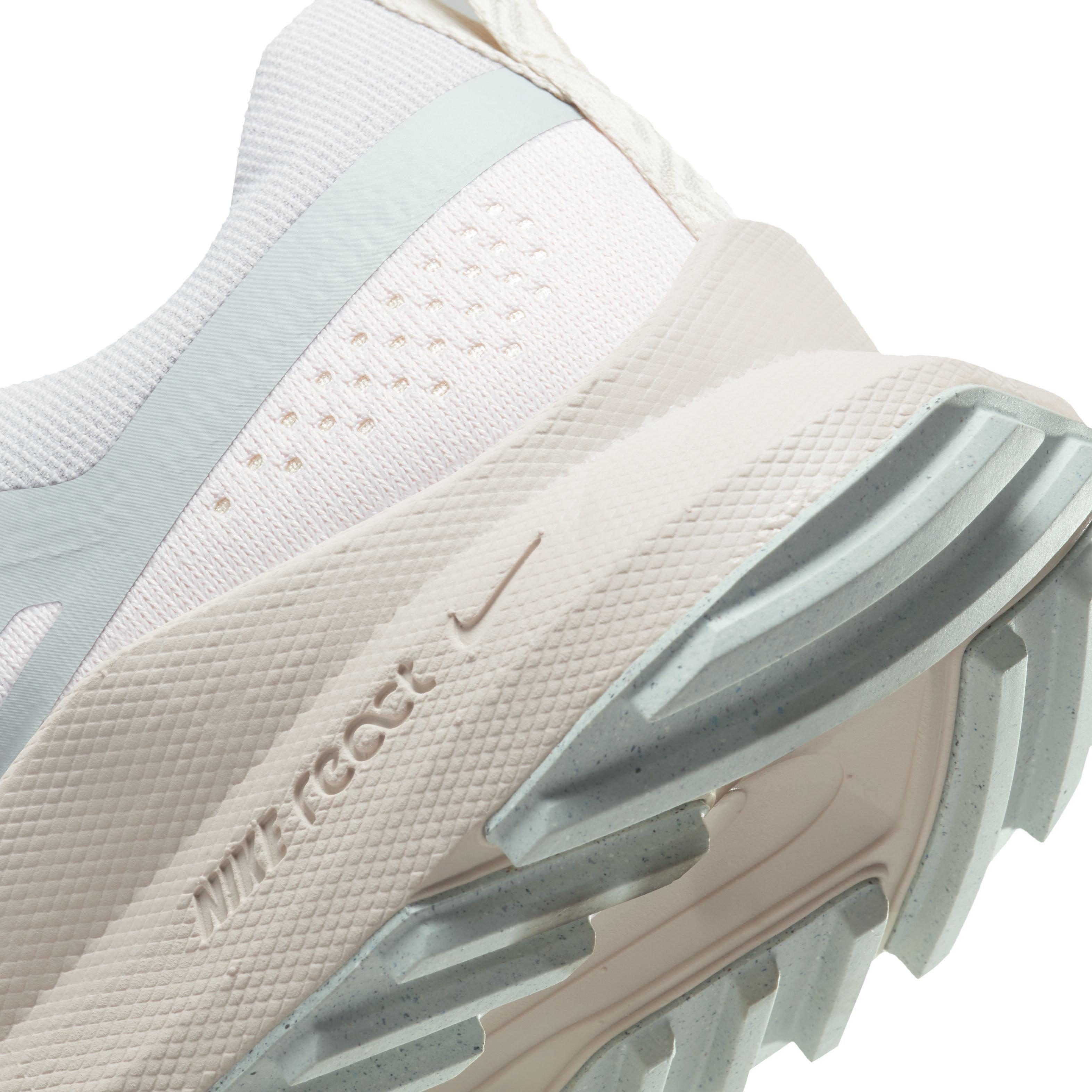 Nike Pegasus Trail 4 "Pearl Pink/Wolf Grey/Football Grey" Women's Trail Running Shoe - PINK/GREY/GREY Thumbnail View 8