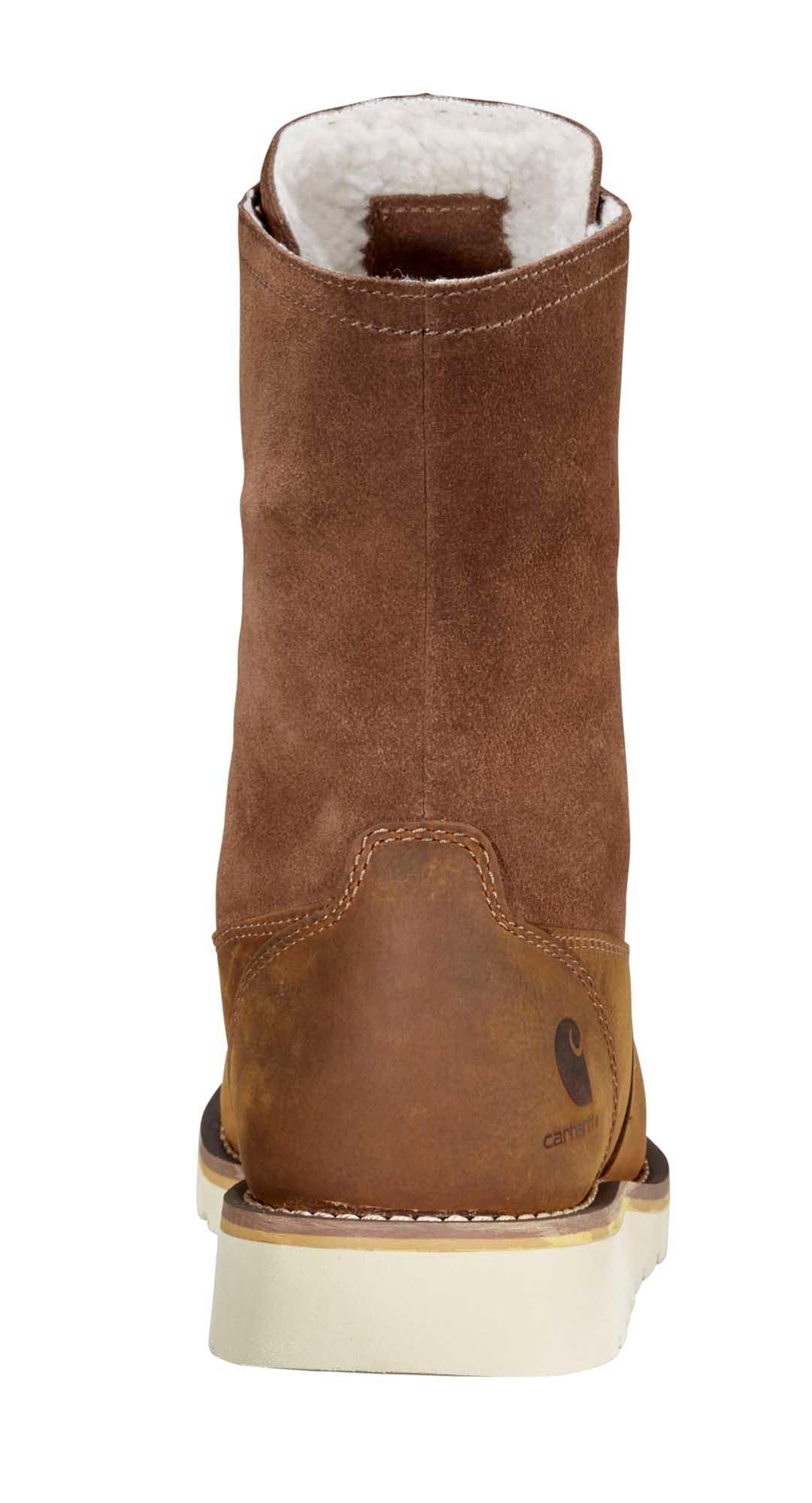 Carhartt 8" Waterproof Insulated Wedge Fold Down "Dark Brown" Women's Winter Boot - DK BROWN Thumbnail View 11