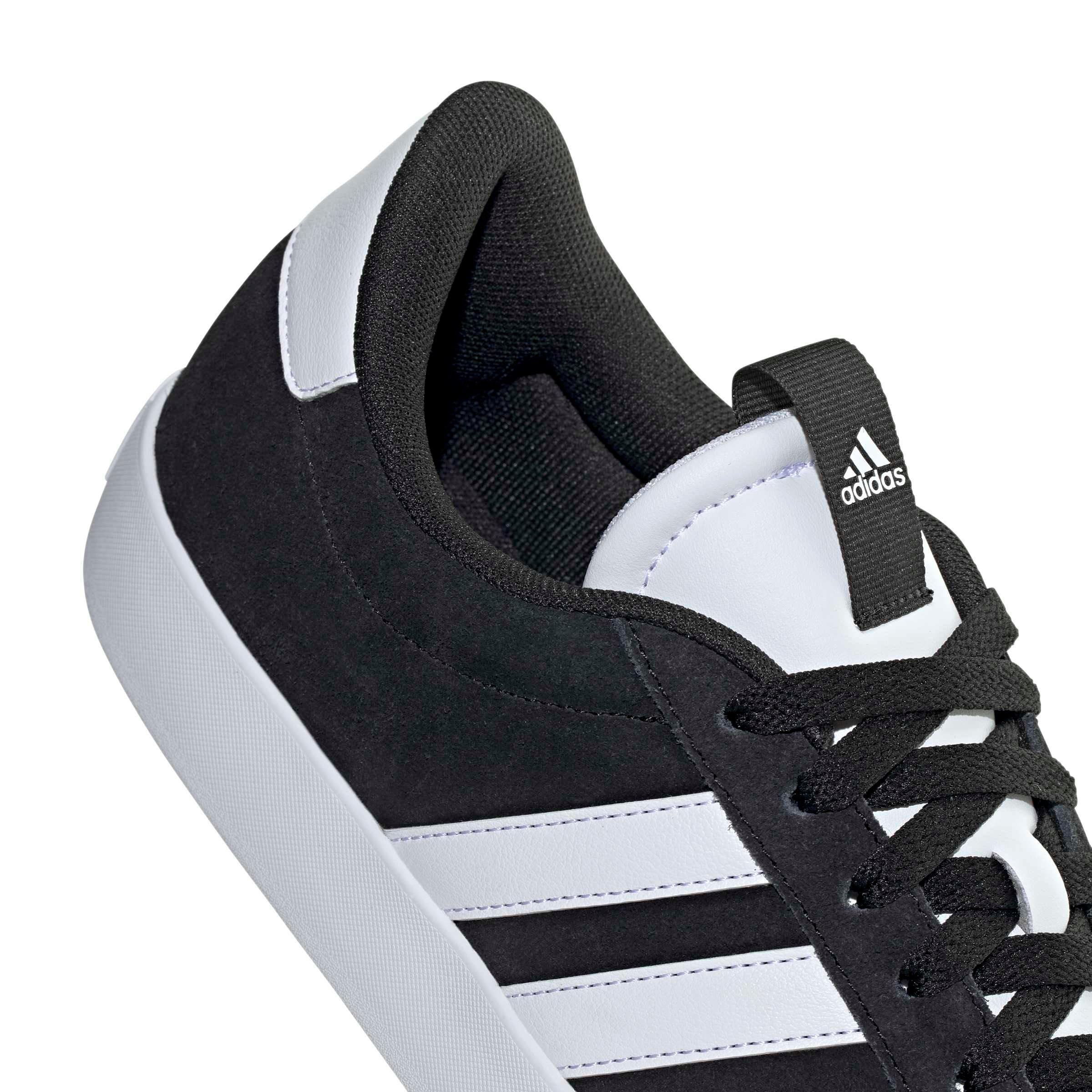 adidas VL Court 3.0 "Core Black/Ftwr White/Core Black" Men's Shoe - BLACK/WHITE/BLACK Thumbnail View 7