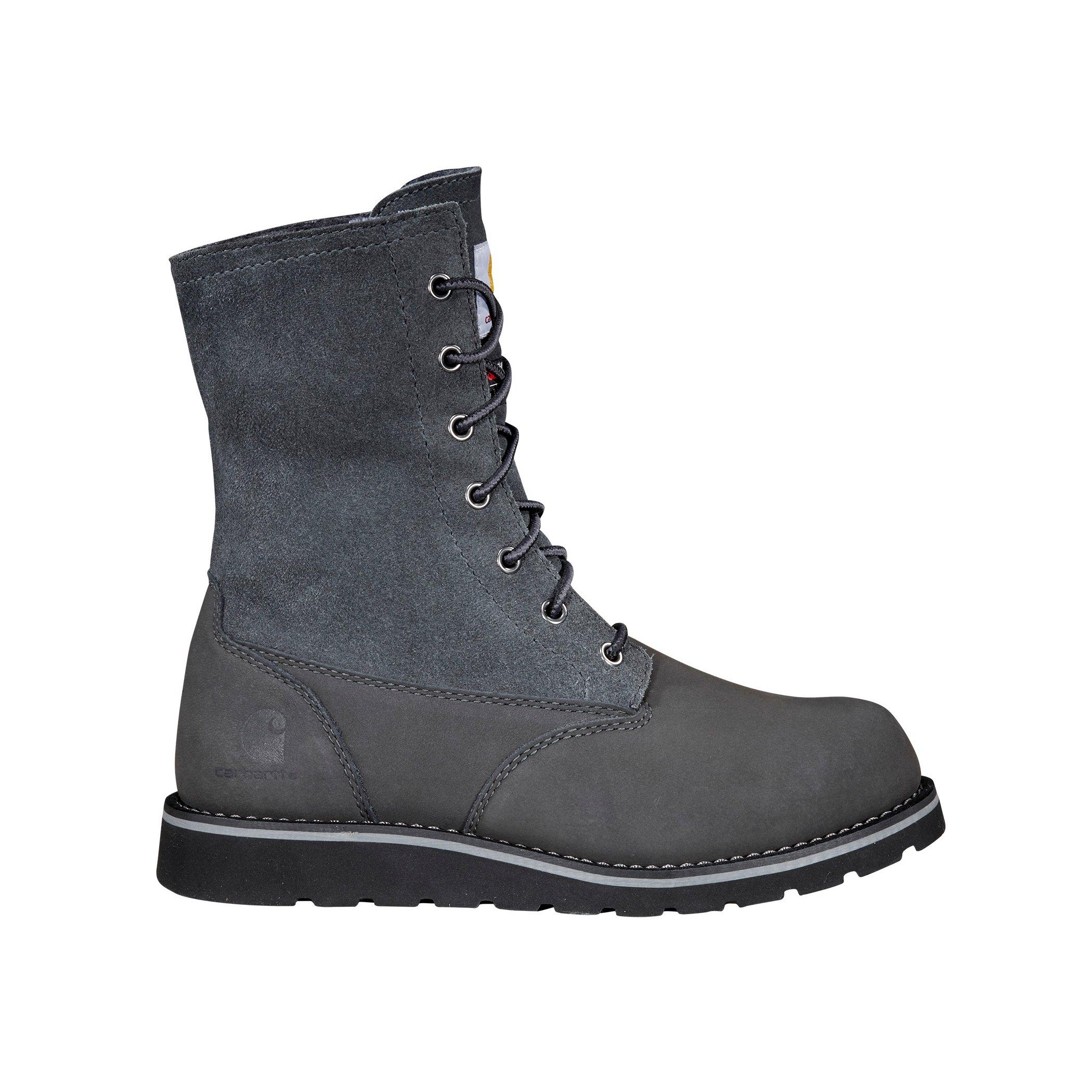 Carhartt 8" Waterproof Insulated Wedge Fold Down "Shadow" Women's Winter Boot - SHADOW Thumbnail View 1