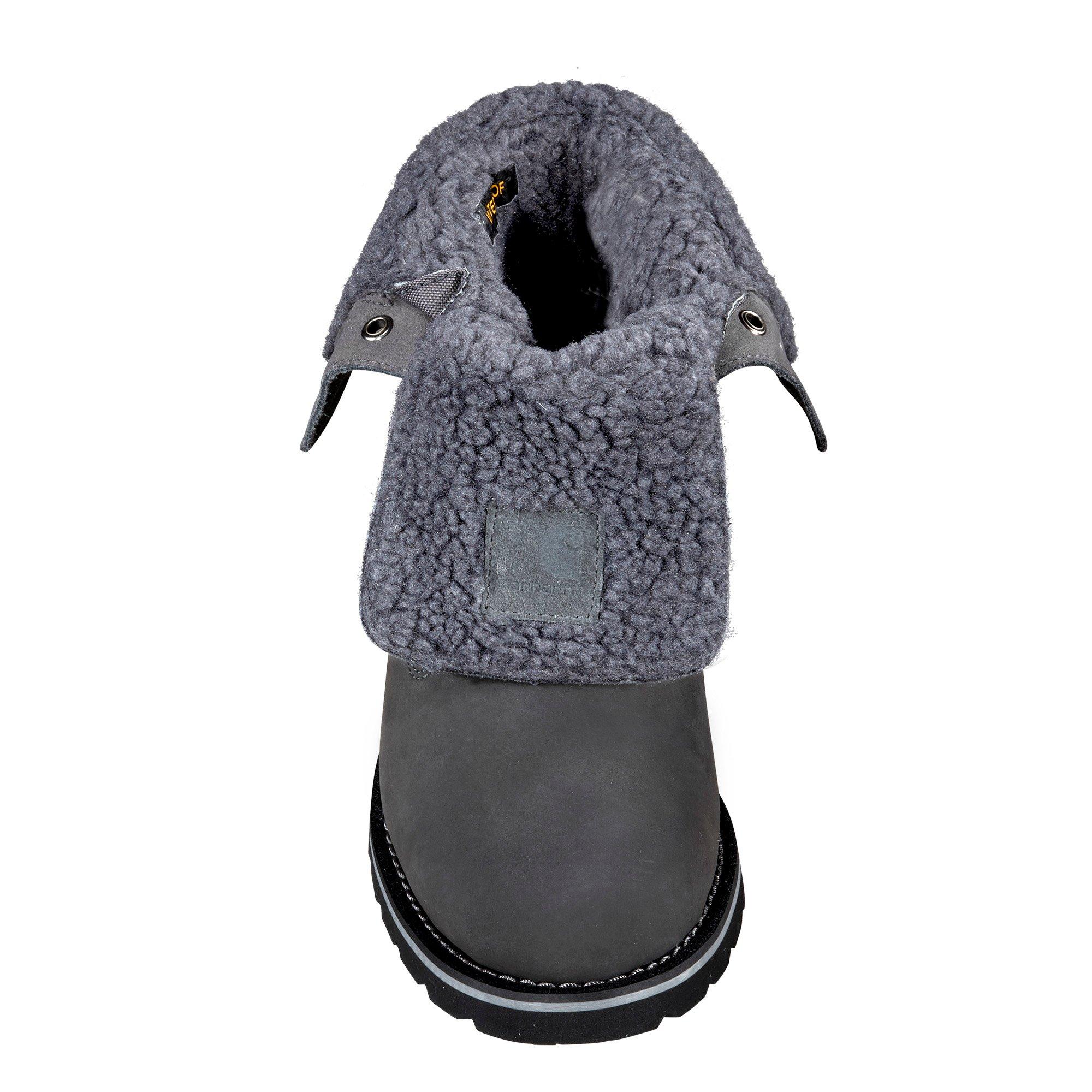 Carhartt 8" Waterproof Insulated Wedge Fold Down "Shadow" Women's Winter Boot - SHADOW Thumbnail View 13