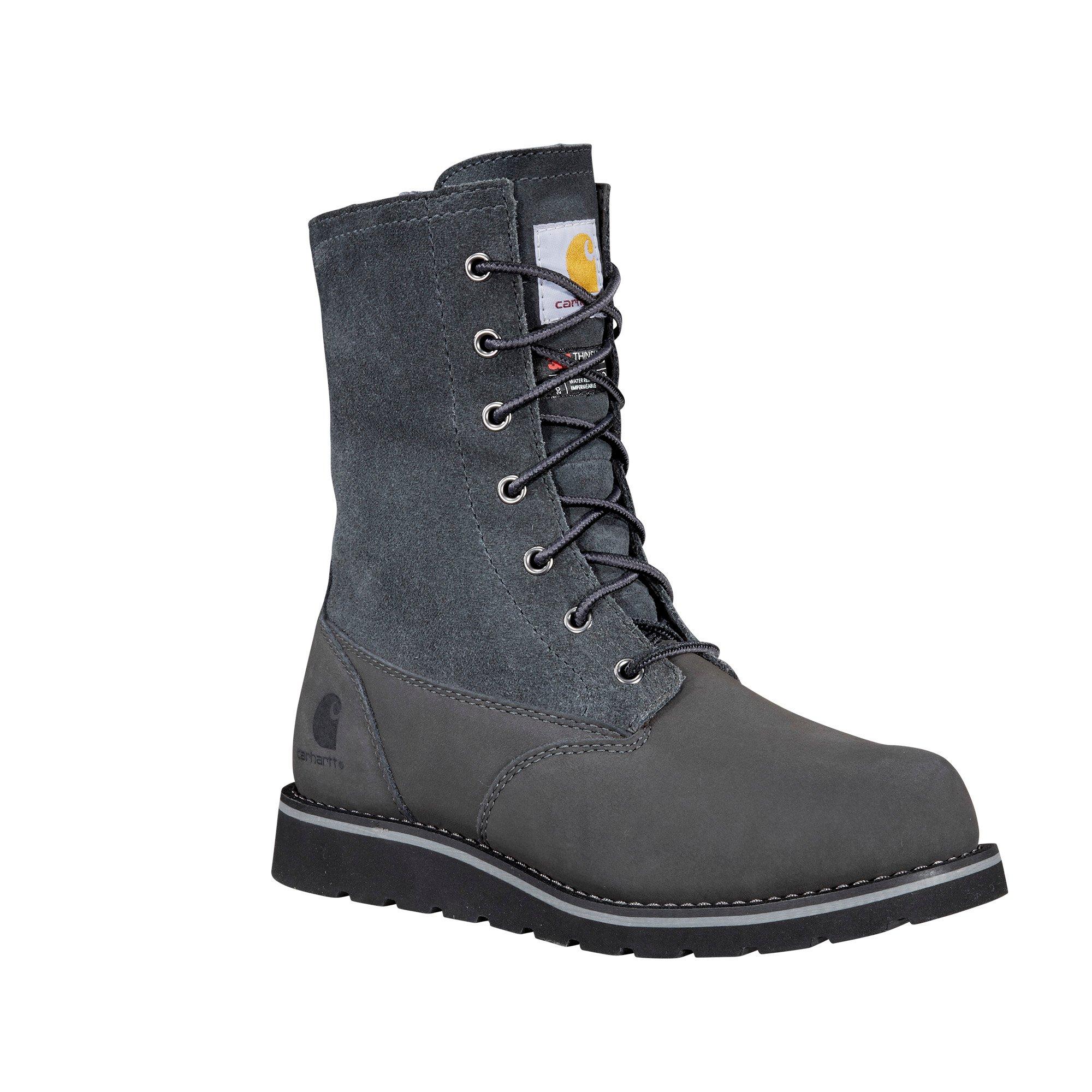 Carhartt 8" Waterproof Insulated Wedge Fold Down "Shadow" Women's Winter Boot - SHADOW Thumbnail View 5