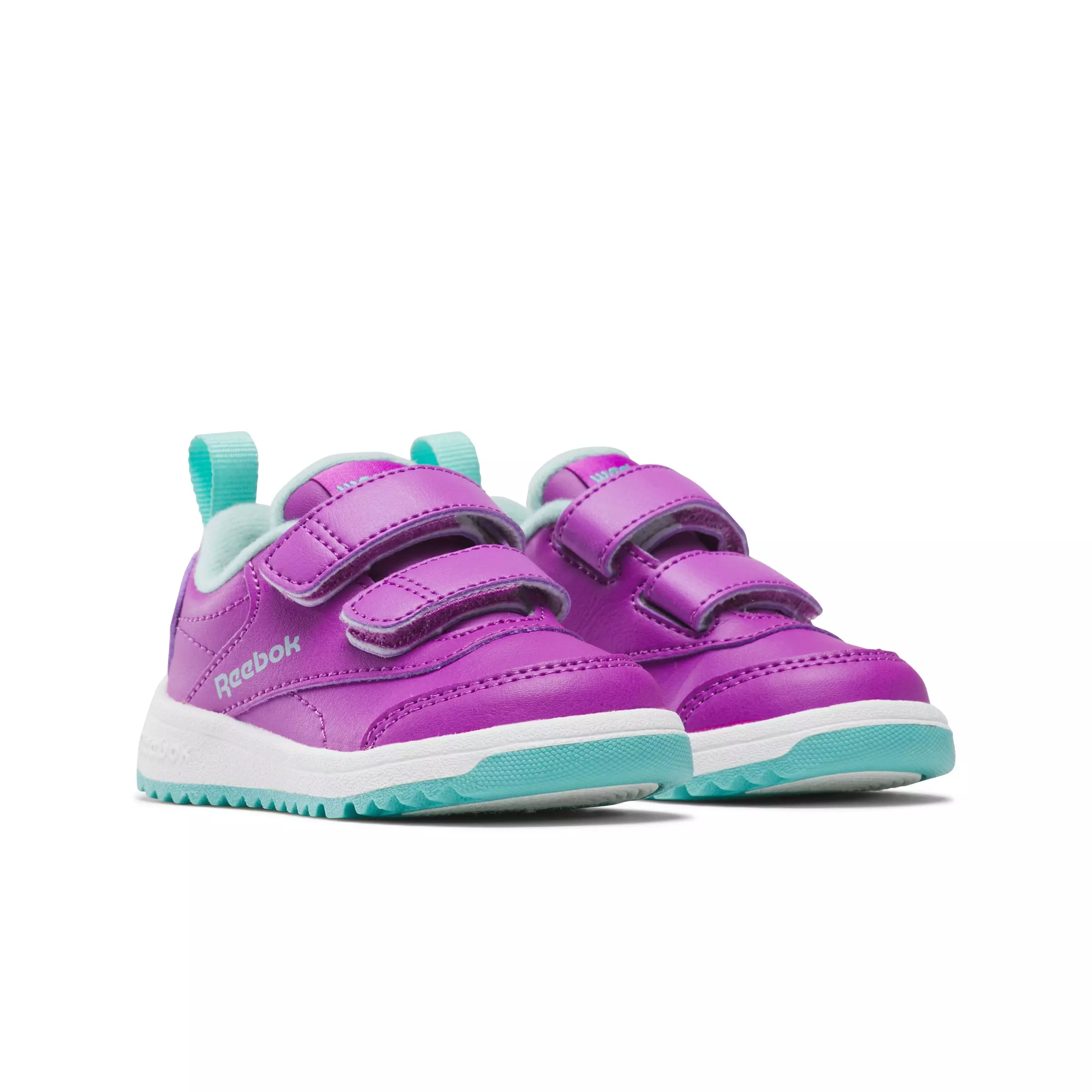 Reebok Weebok Clasp Low 2 "Purple/Teal/White" Infant Girls' Shoe - PURPLE/TEAL/WHITE