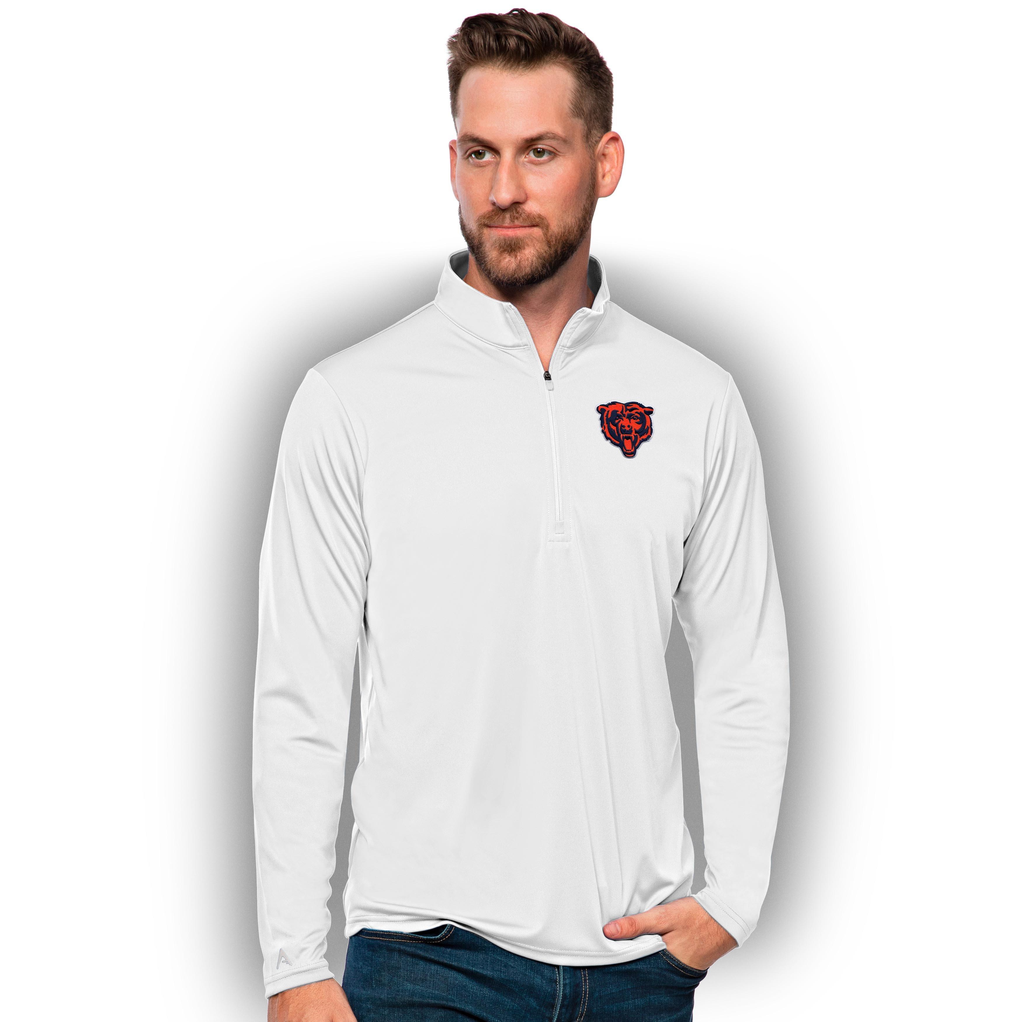 Antigua Men's Chicago Bears Tribute White Polo