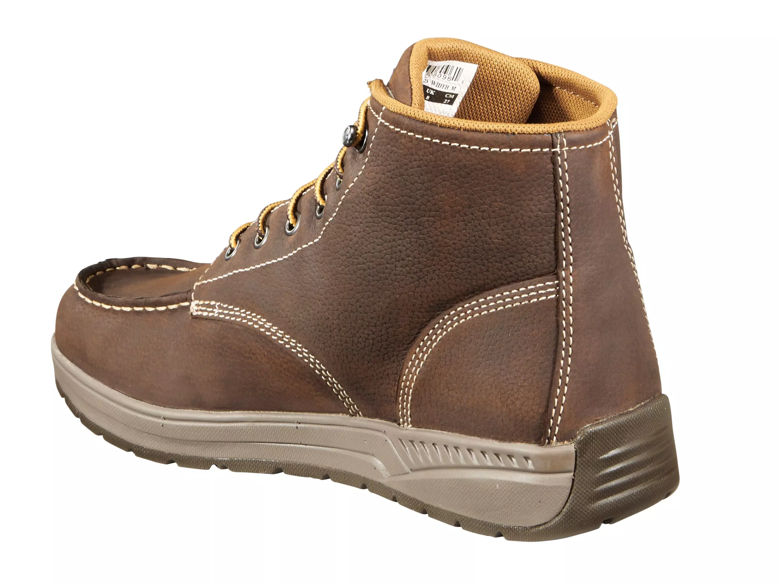 Carhartt Lightweight Wedge Moc Toe Chukka "Dark Brown Oil Tanned" Men's Boot - DK BROWN