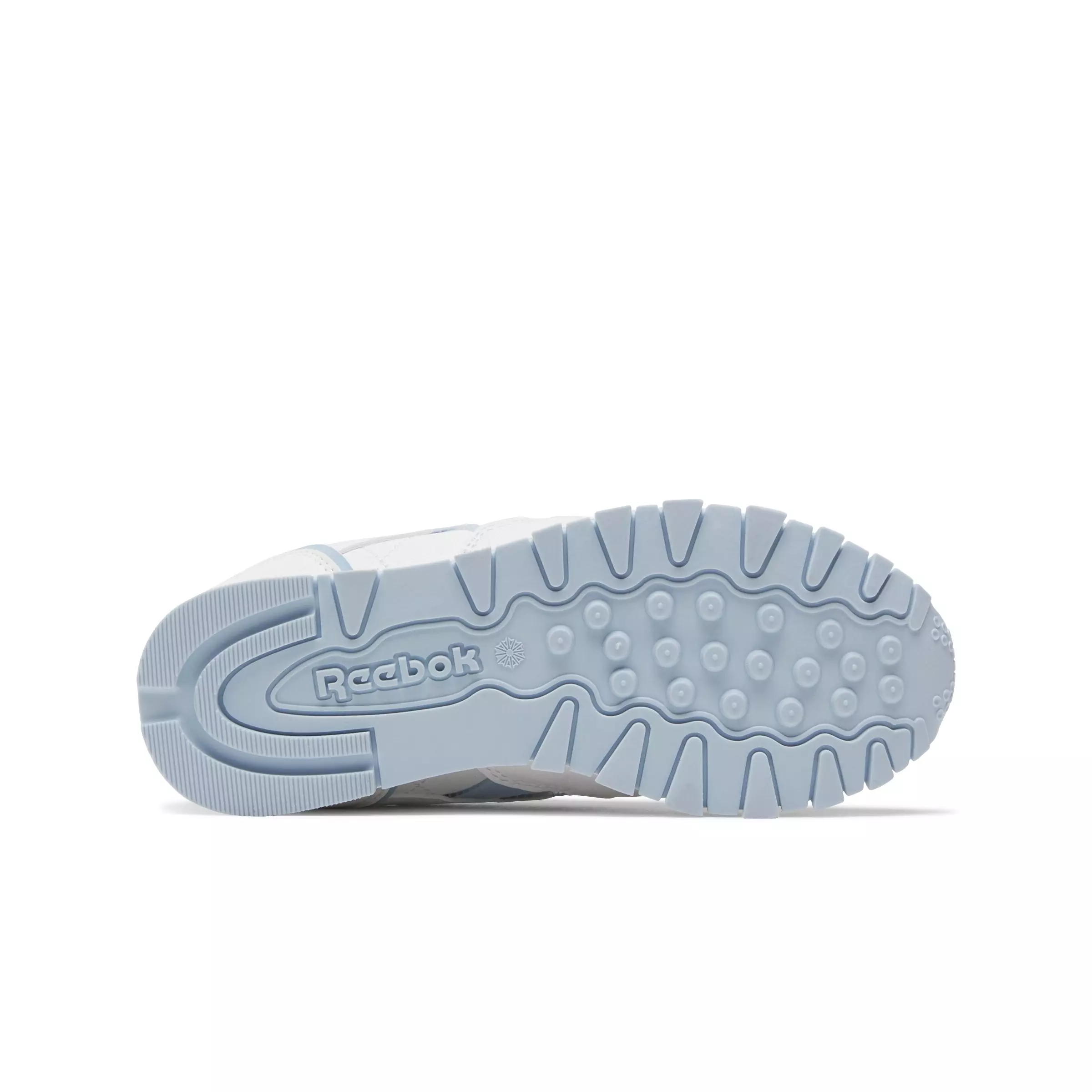 Reebok Classic Leather Step 'n Flash 2.0 "Light Grey/Light Blue" Preschool Girls' Shoe - LT GREY/LT BLUE