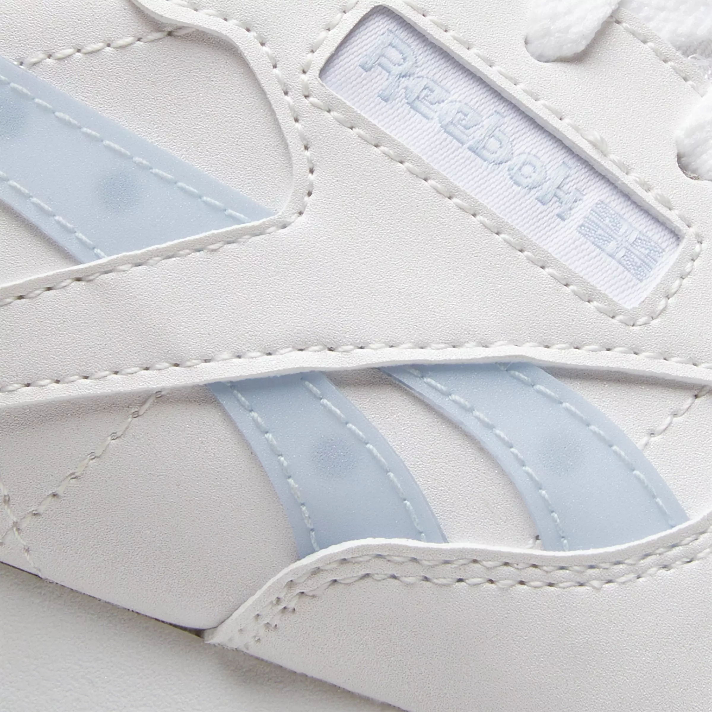 Reebok Classic Leather Step 'n Flash 2.0 "Light Grey/Light Blue" Preschool Girls' Shoe - LT GREY/LT BLUE