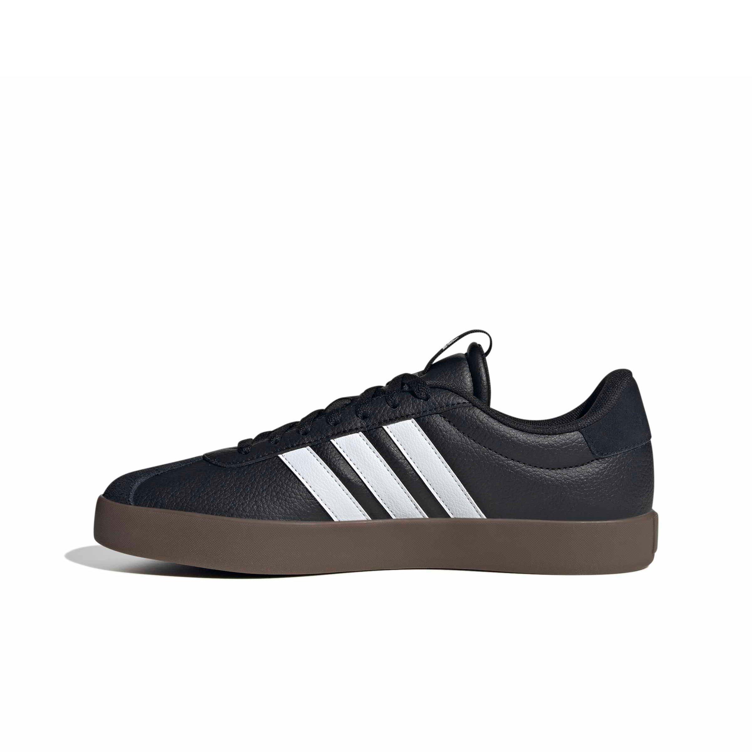 adidas VL Court 3.0 "Core Black/Ftwr White/Gum 5" Men's Shoe - BLACK/WHITE/GUM Thumbnail View 2