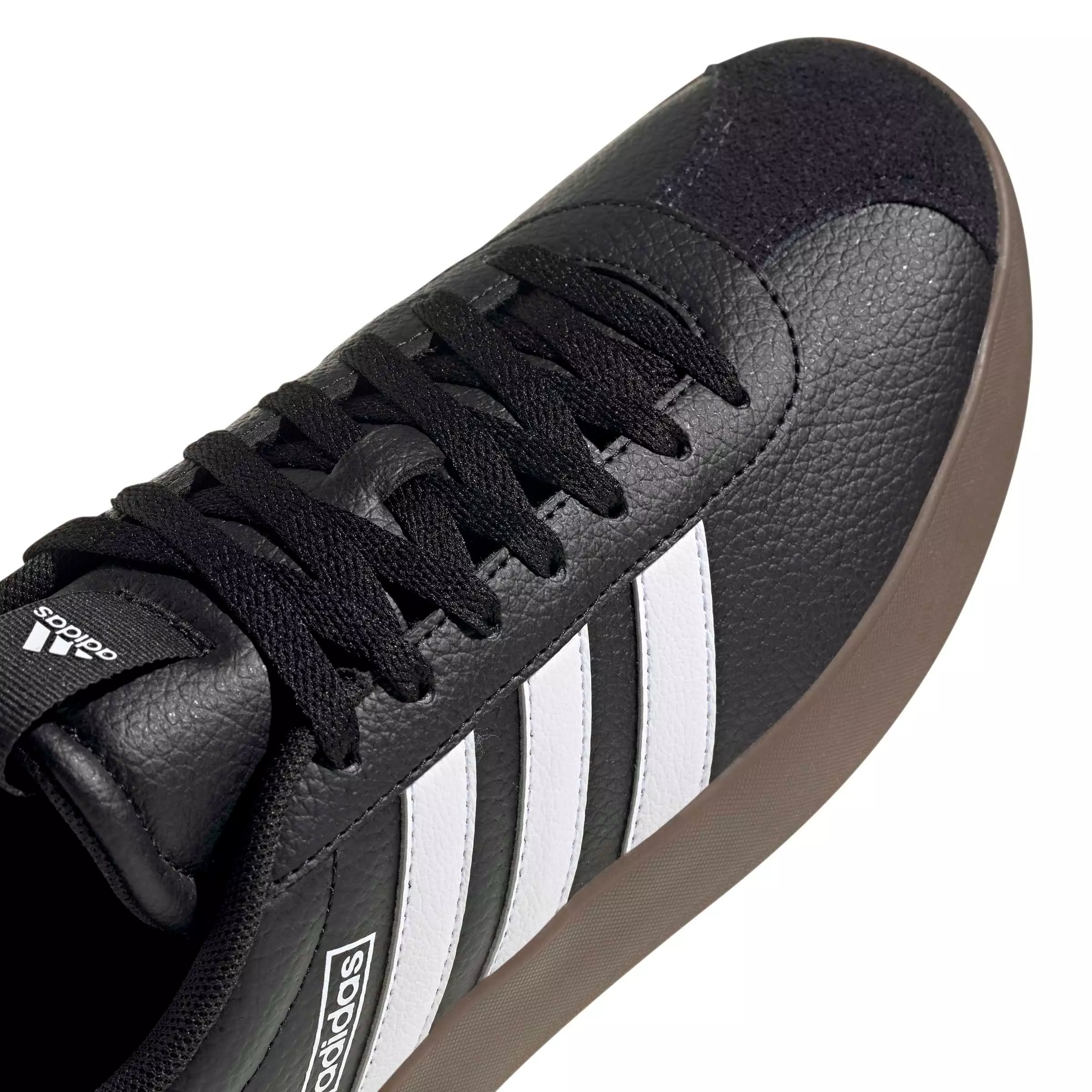 adidas VL Court 3.0 "Core Black/Ftwr White/Gum 5" Men's Shoe - BLACK/WHITE/GUM