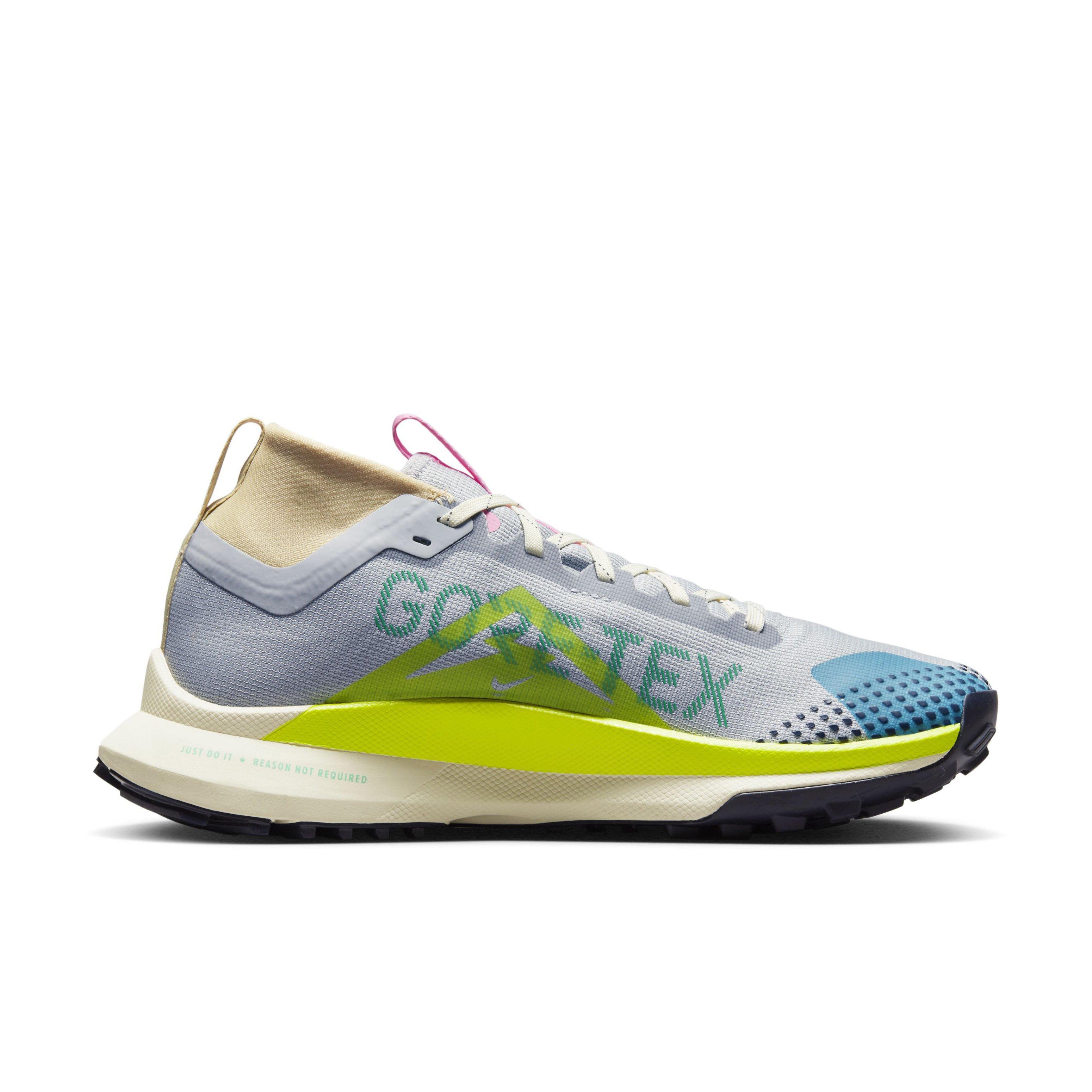 Nike Pegasus Trail 4 GORE-TEX "Wolf Grey/Volt/Stadium Green/Baltic Blue" Women's Trail Running Shoe - GREY/VOLT/GREEN/BLUE Thumbnail View 1