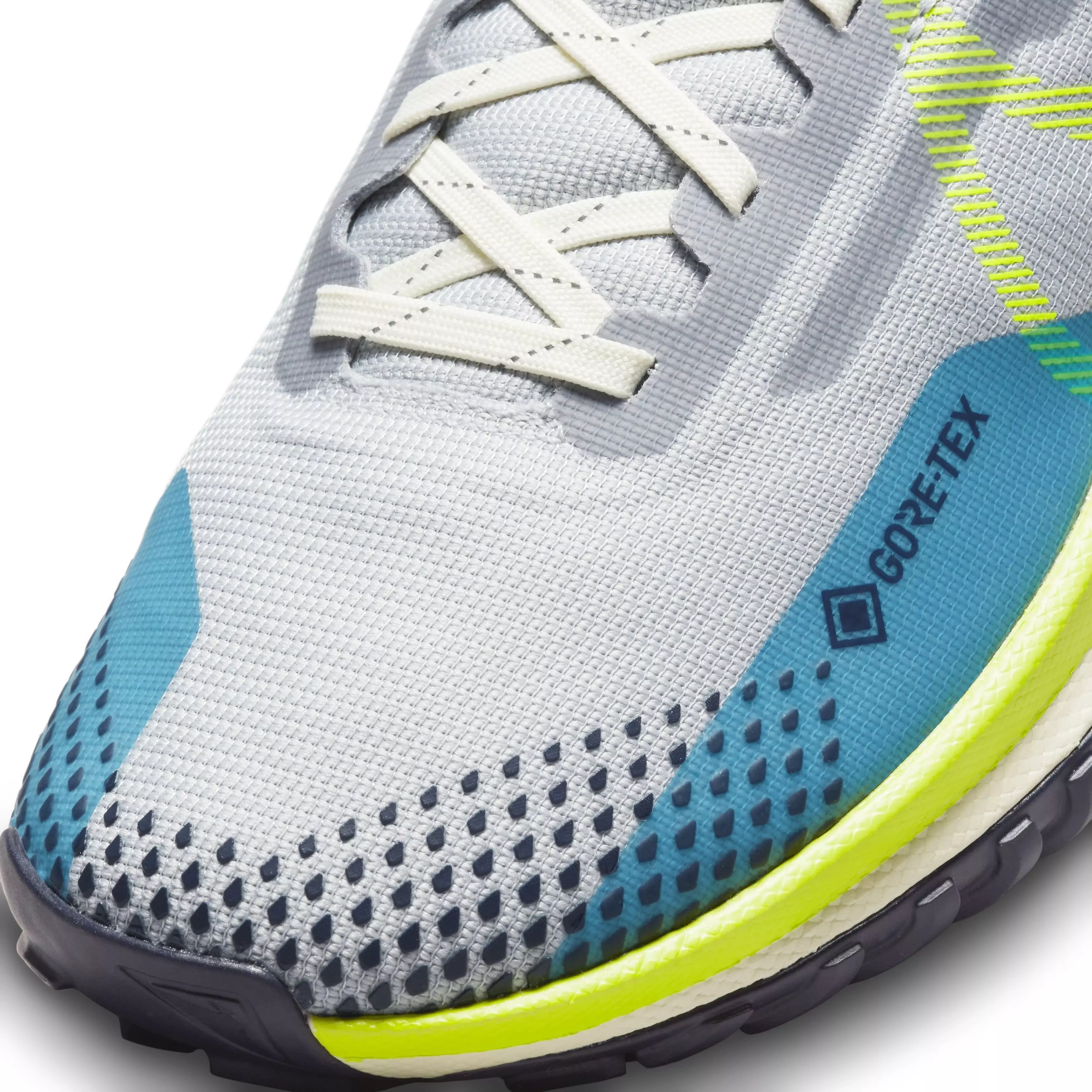 Nike Pegasus Trail 4 GORE-TEX "Wolf Grey/Volt/Stadium Green/Baltic Blue" Women's Trail Running Shoe - GREY/VOLT/GREEN/BLUE