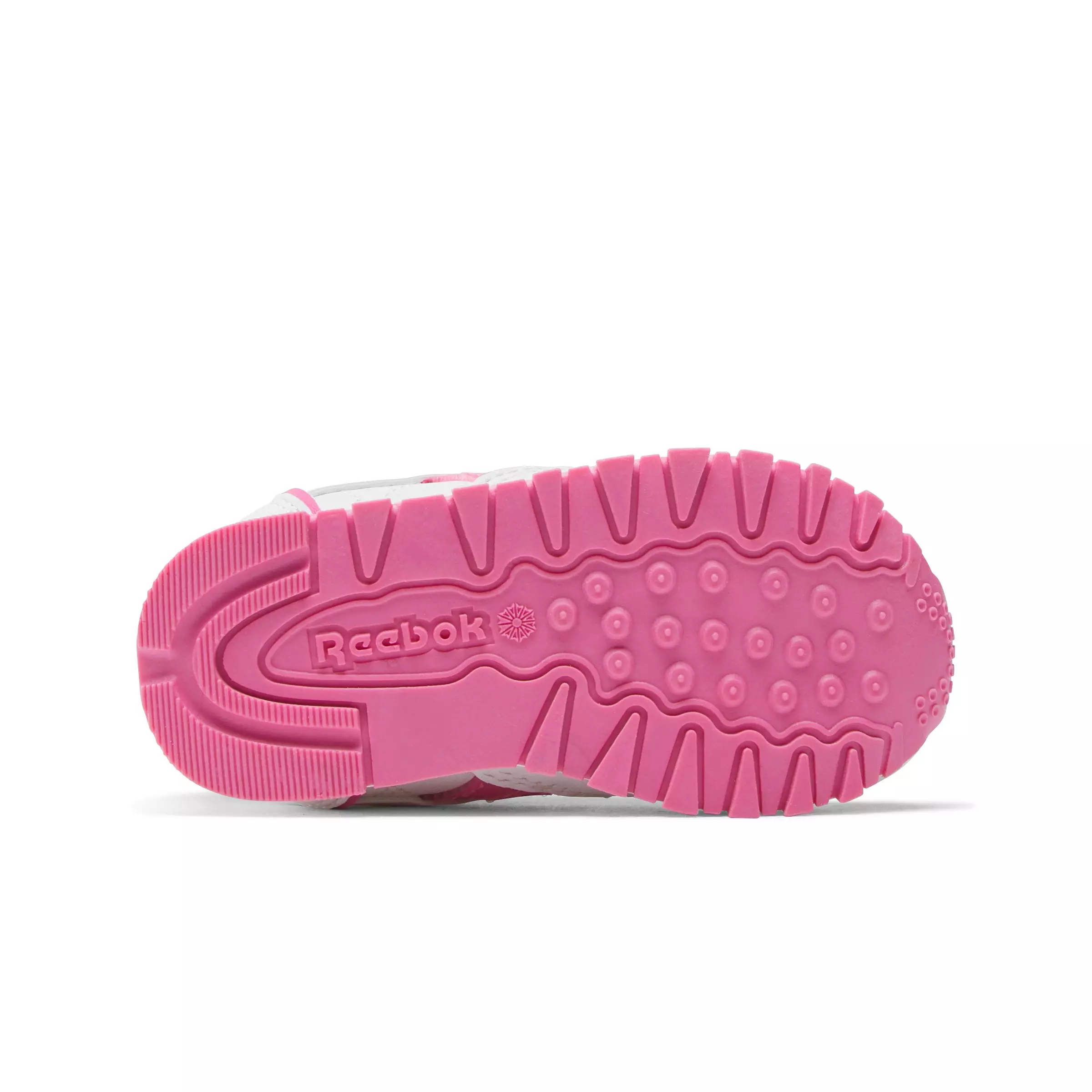 Reebok CL Step 'n Flash 2.0 Elastic Lace "White/Pink" Infant Girls' Shoe - WHITE/PINK