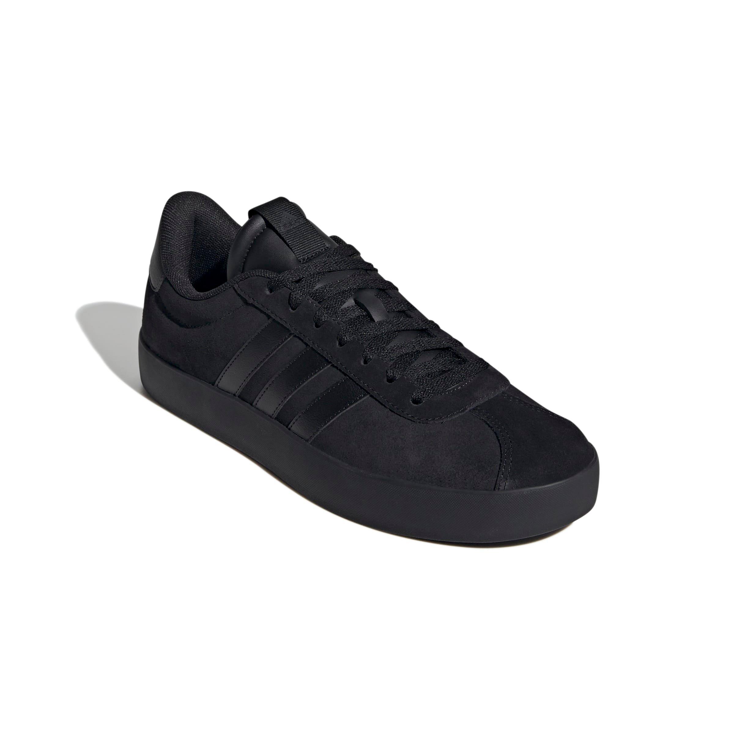 adidas VL Court 3.0 "Core Black/Core Black/Core Black" Men's Shoe - BLACK/BLACK/BLACK Thumbnail View 3