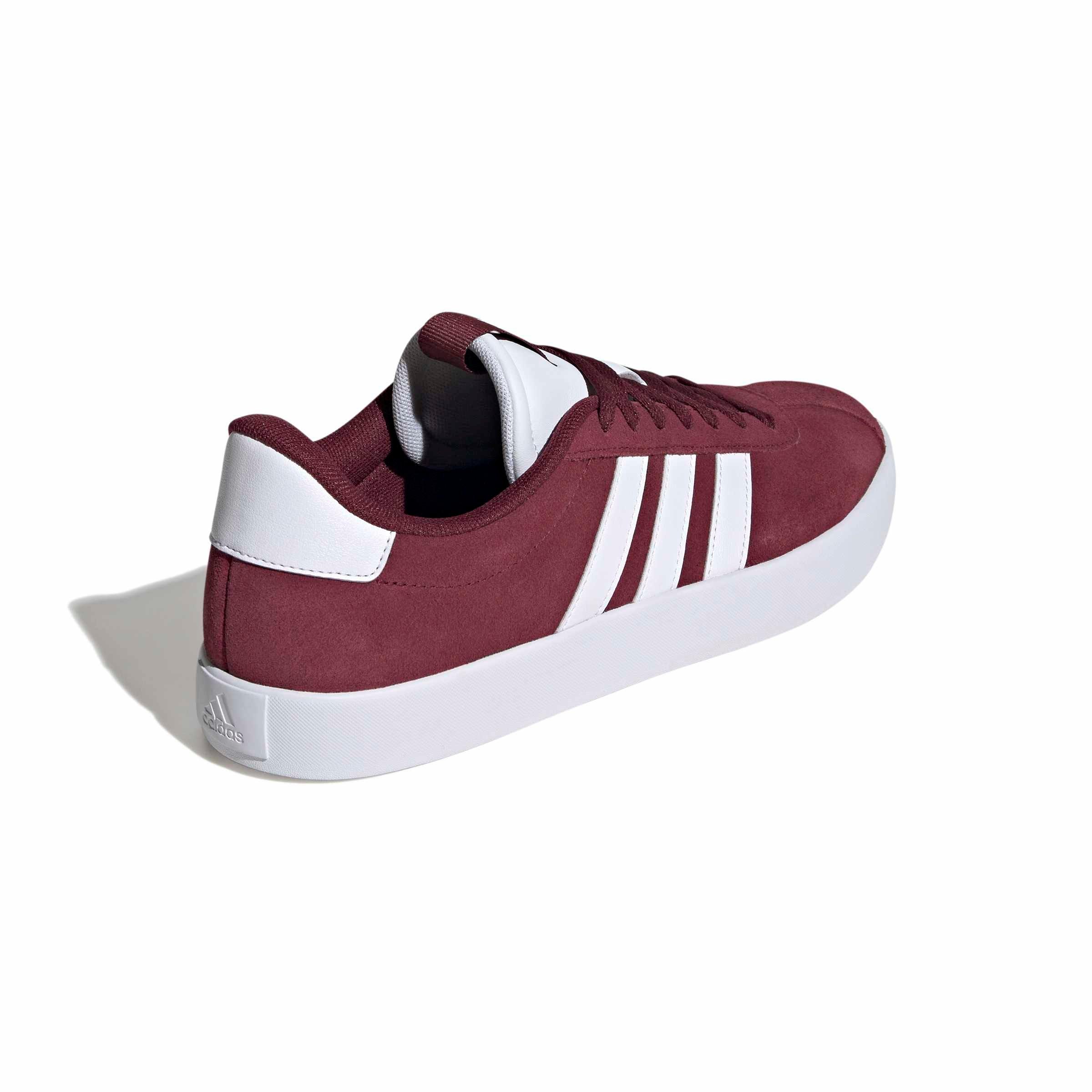 adidas VL Court 3.0 "Shadow Red/Ftwr White/Shadow Red" Men's Shoe - RED/WHITE/RED Thumbnail View 4
