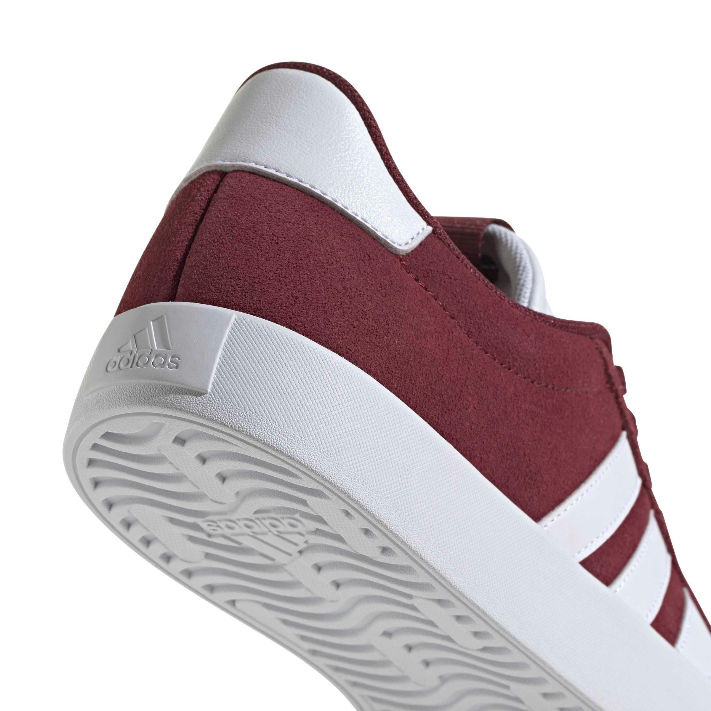 adidas VL Court 3.0 "Shadow Red/Ftwr White/Shadow Red" Men's Shoe - RED/WHITE/RED Thumbnail View 7