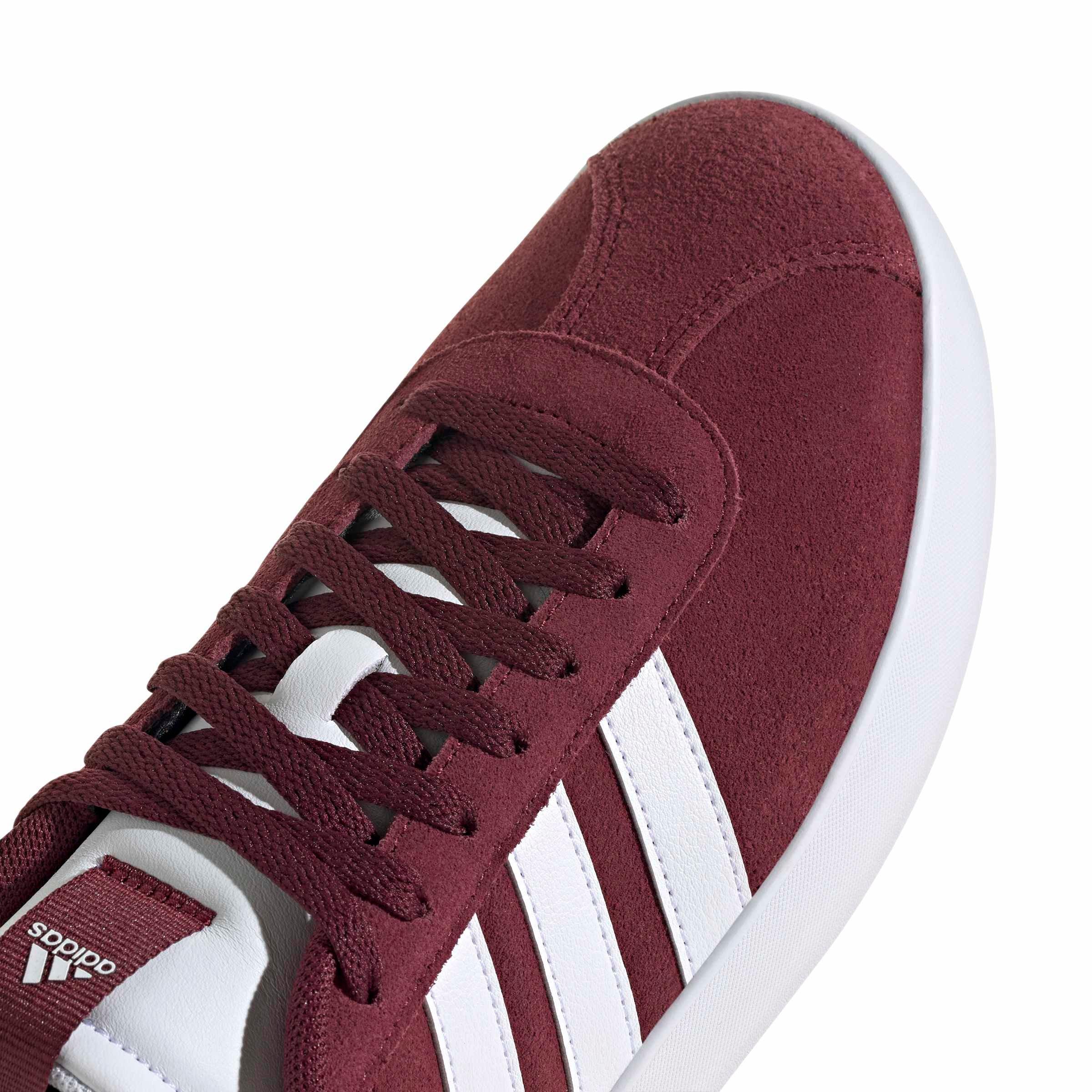 adidas VL Court 3.0 "Shadow Red/Ftwr White/Shadow Red" Men's Shoe - RED/WHITE/RED Thumbnail View 8