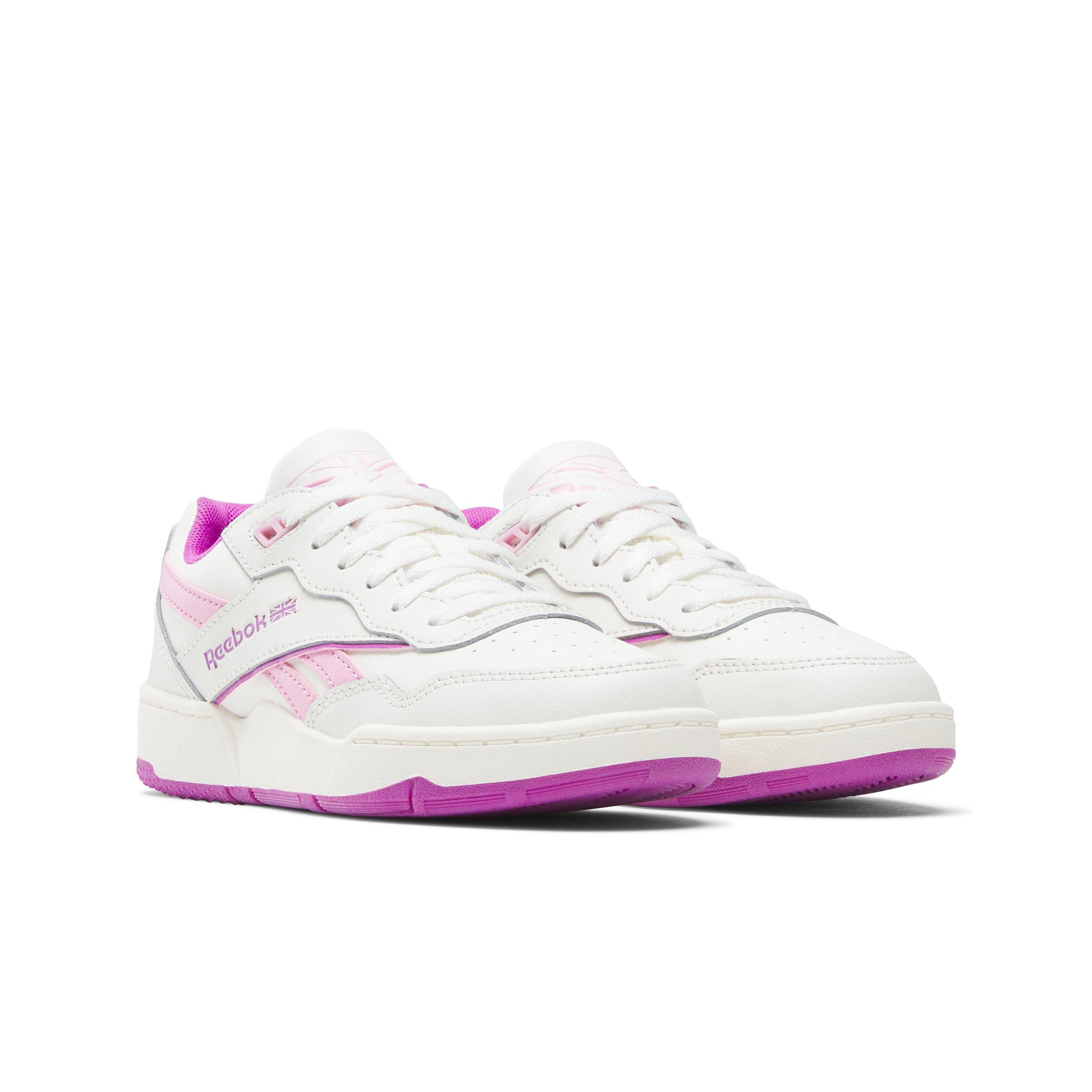 Reebok BB 4000 II Retro Preschool Girls' "Chalk/Purplerave/Astrorose" Shoe