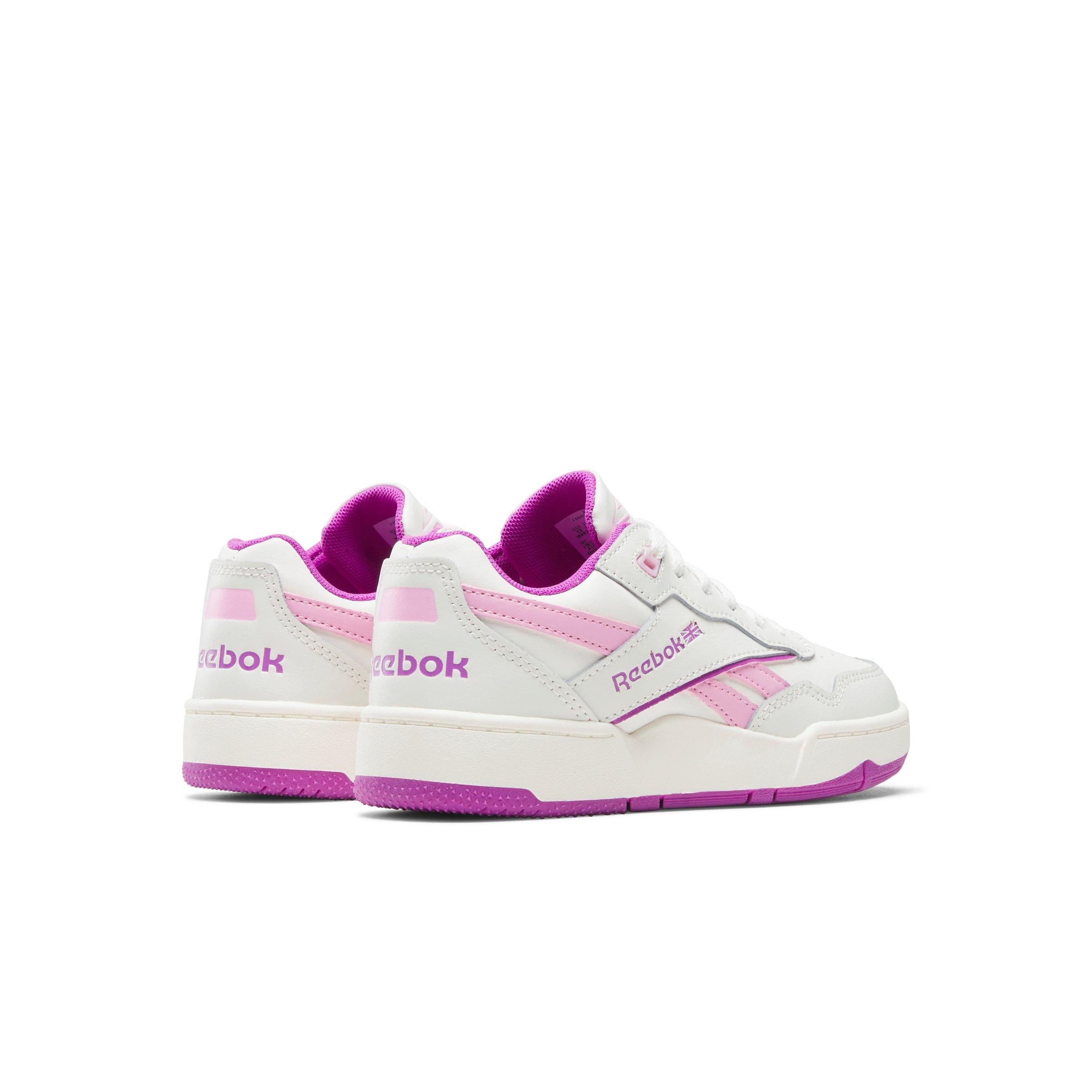 Reebok BB 4000 II Retro Preschool Girls' "Chalk/Purplerave/Astrorose" Shoe