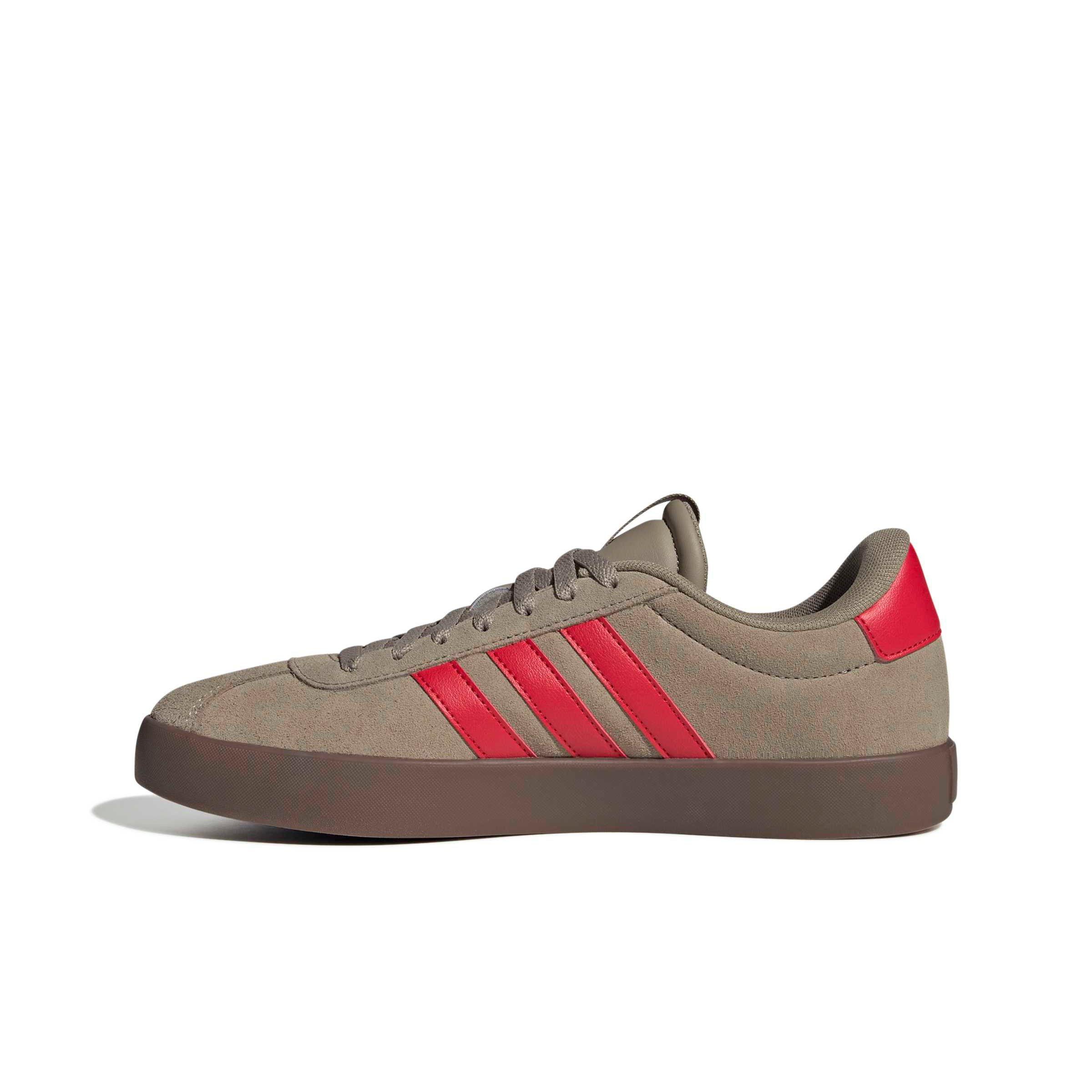 adidas VL Court 3.0 "Blanch Cargo/Pure Ruby/Gold Metallic" Men's Shoe - CARGO/RUBY/GOLD Thumbnail View 2