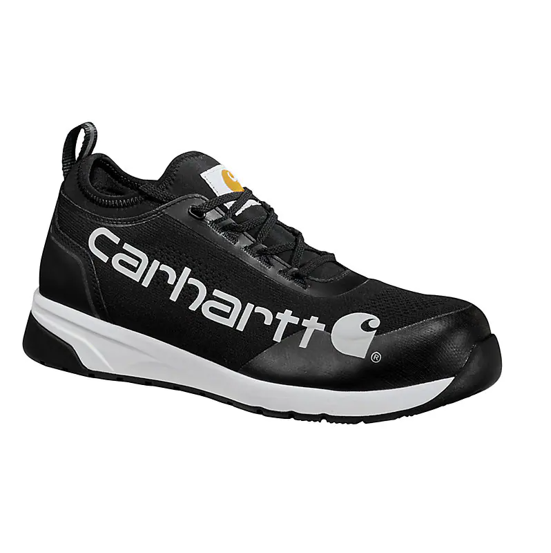 Carhartt Force "Black/White" Men's Work Shoe - BLACK/WHITE Thumbnail View 3