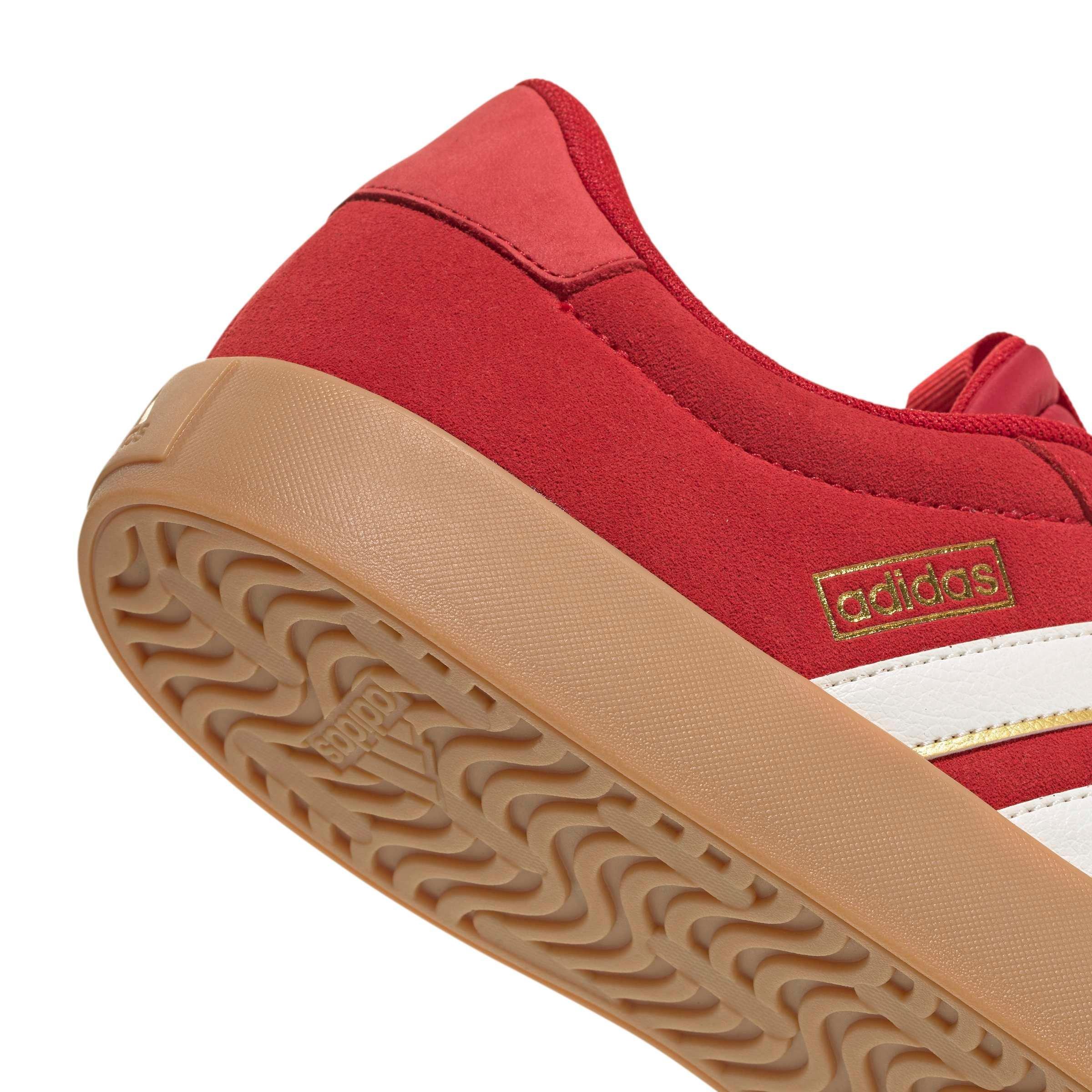 adidas VL Court 3.0 "Better Scarlet/Core White/Gold Metallic" Men's Shoe - SCARLET/WHITE/GOLD Thumbnail View 7