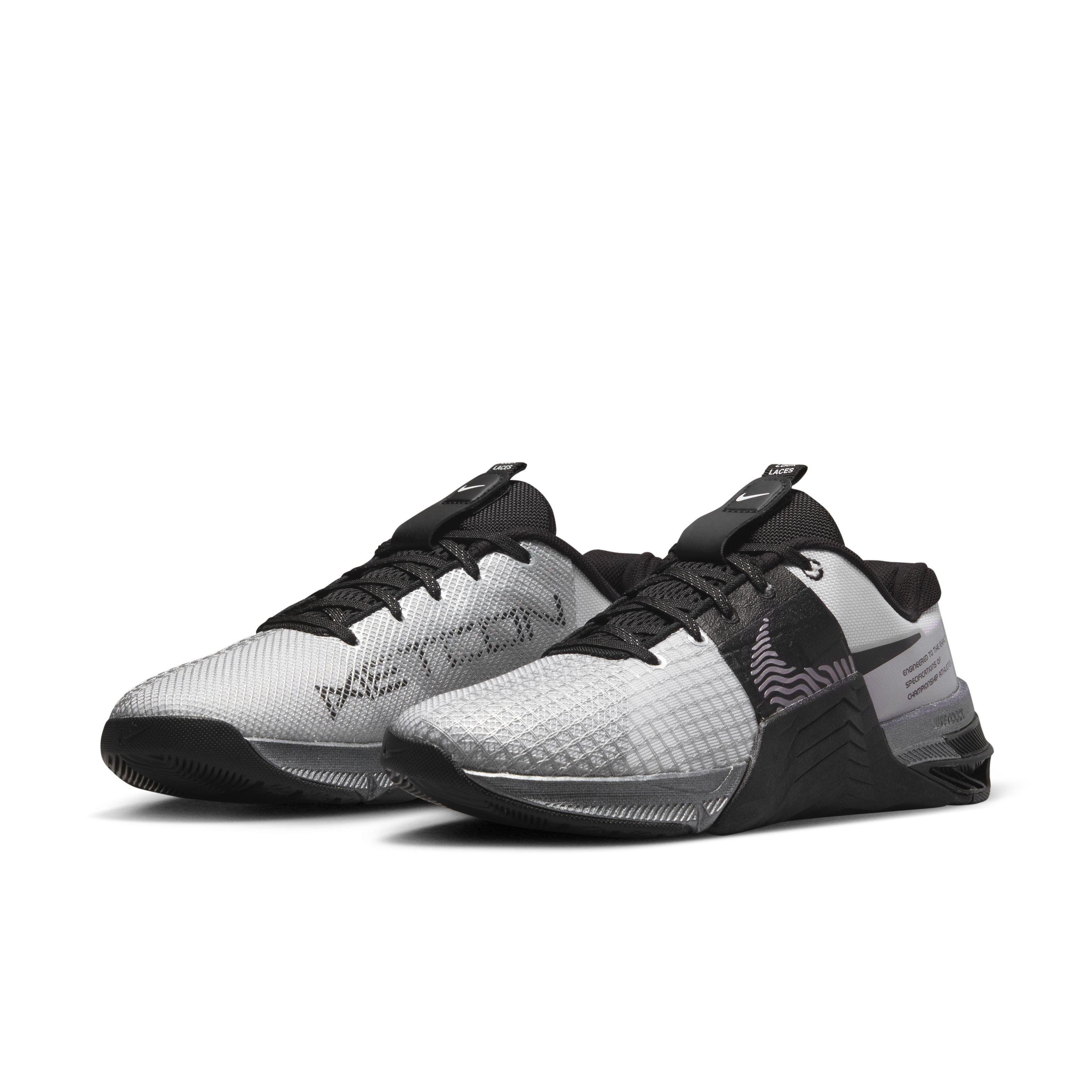 Nike Metcon 8 Premium "White/Multi Color/Black/White" Women's Training Shoe - WHITE/MULTICOLOR/BLACK/WHITE Thumbnail View 3