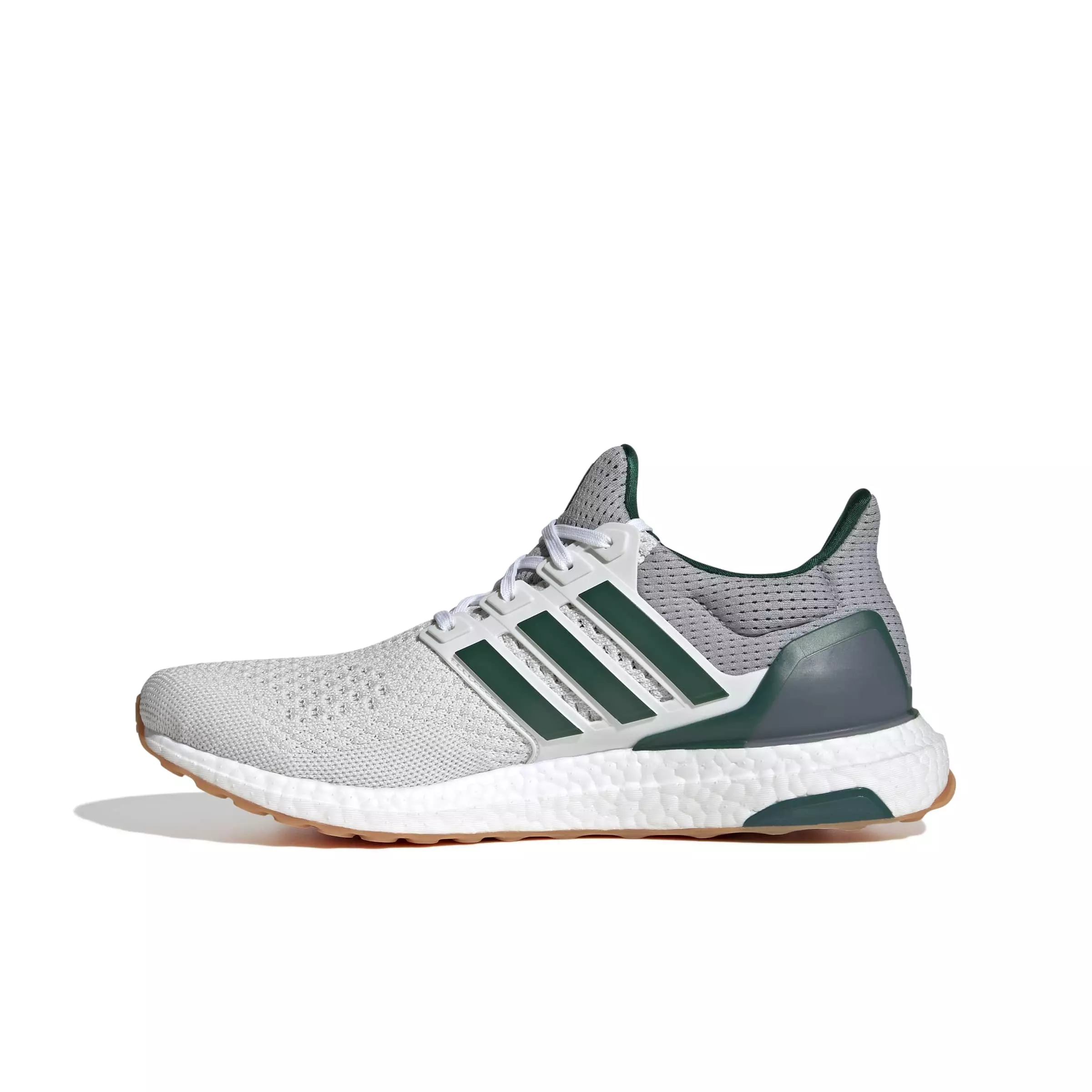 adidas Ultraboost 1.0 "Crystal White/Collegiate Green/Halo Silver" Men's Shoe - WHITE/GREEN/SILVER