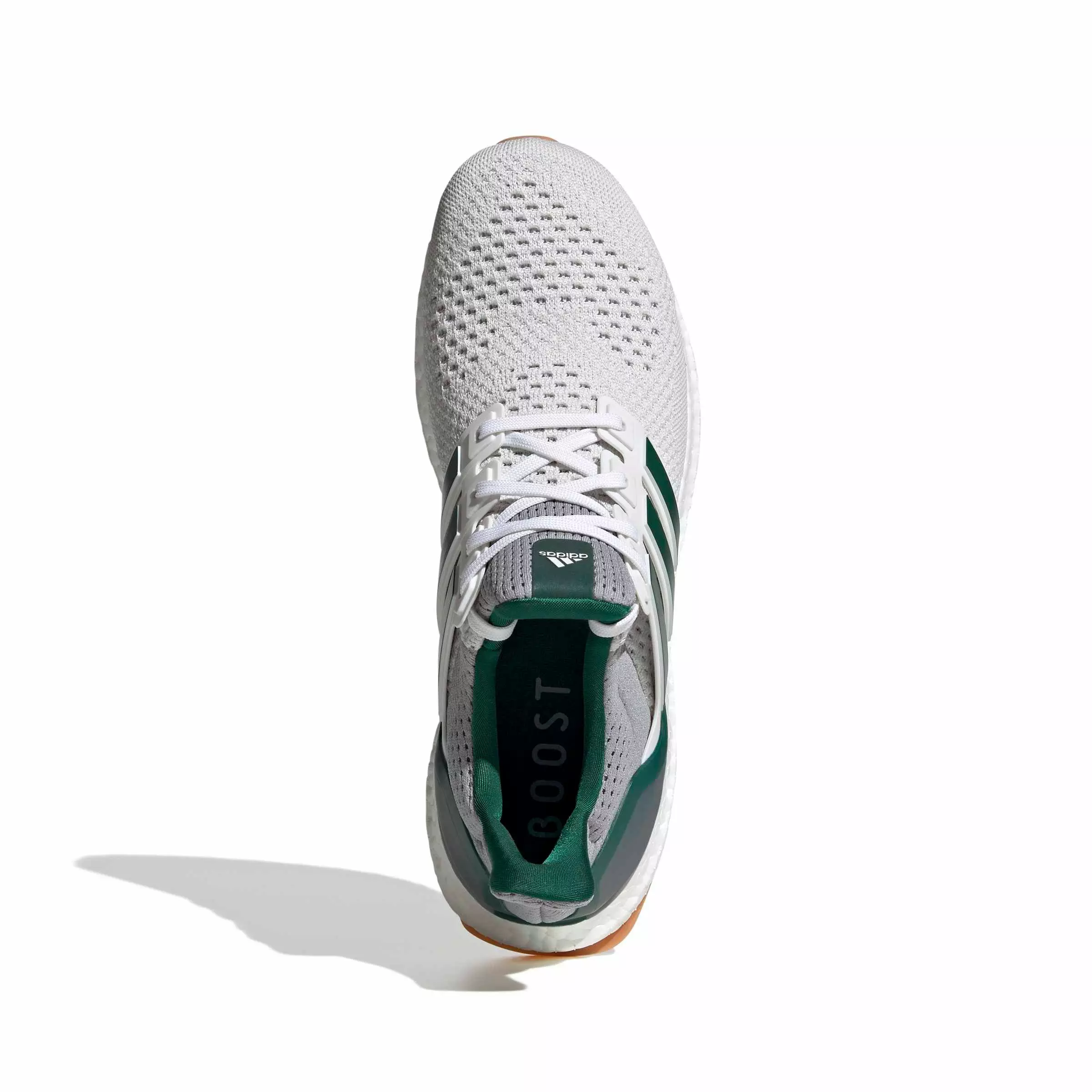 adidas Ultraboost 1.0 "Crystal White/Collegiate Green/Halo Silver" Men's Shoe - WHITE/GREEN/SILVER