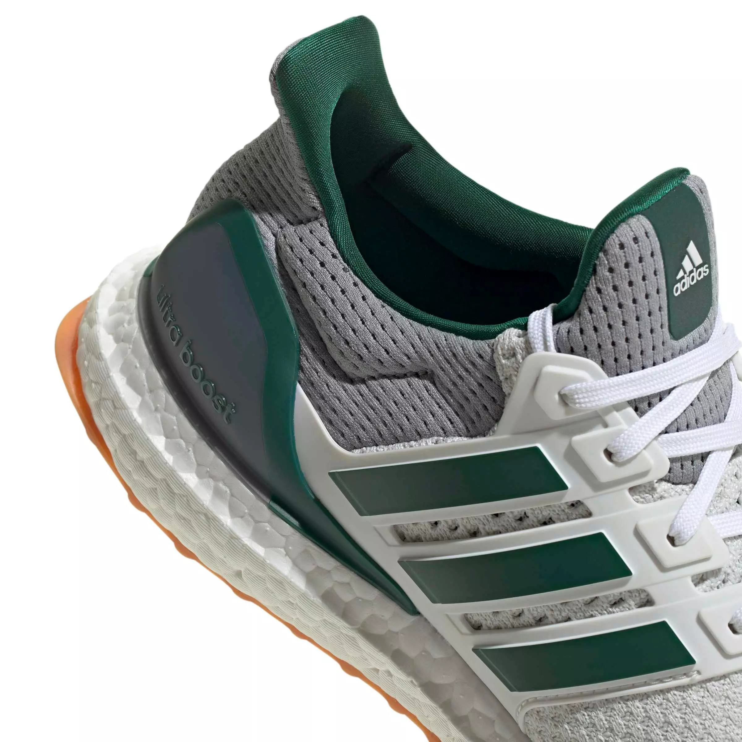 adidas Ultraboost 1.0 "Crystal White/Collegiate Green/Halo Silver" Men's Shoe - WHITE/GREEN/SILVER