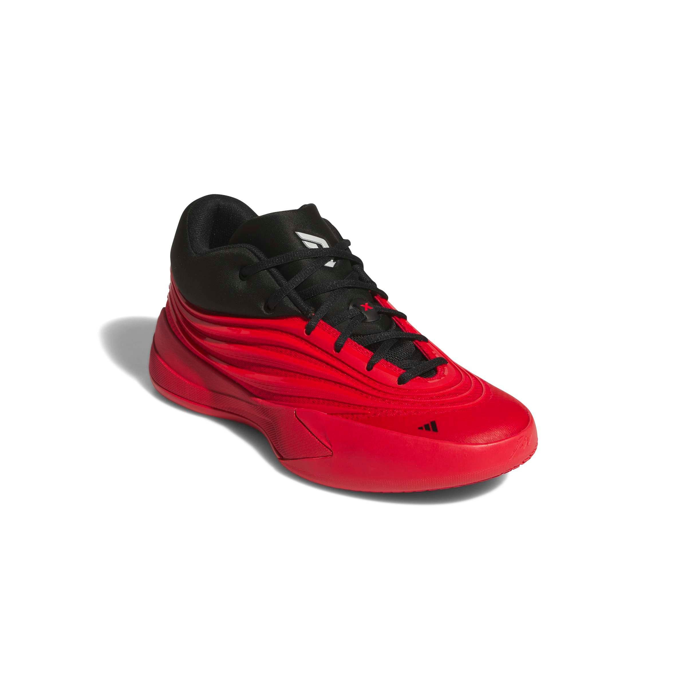 adidas Dame X "Pure Ruby/Core Black/Zero Metallic" Unisex Basketball Shoe - RUBY/BLACK/ZERO Thumbnail View 3